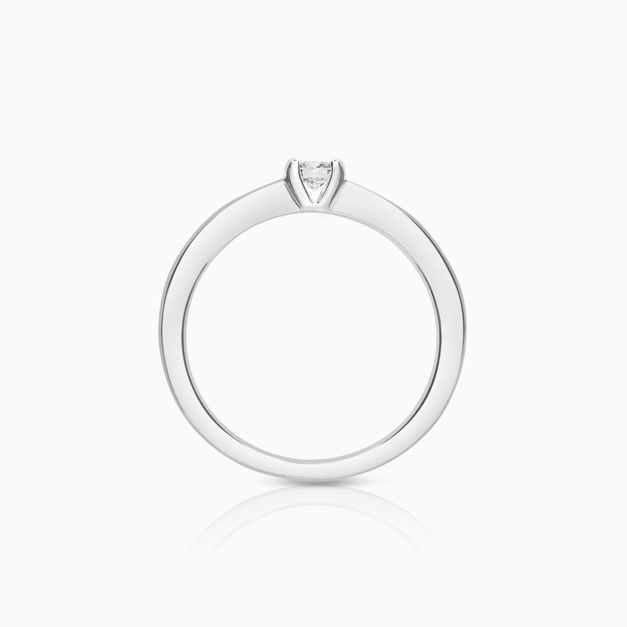 Solitärring 0,15ct 18K vitguld