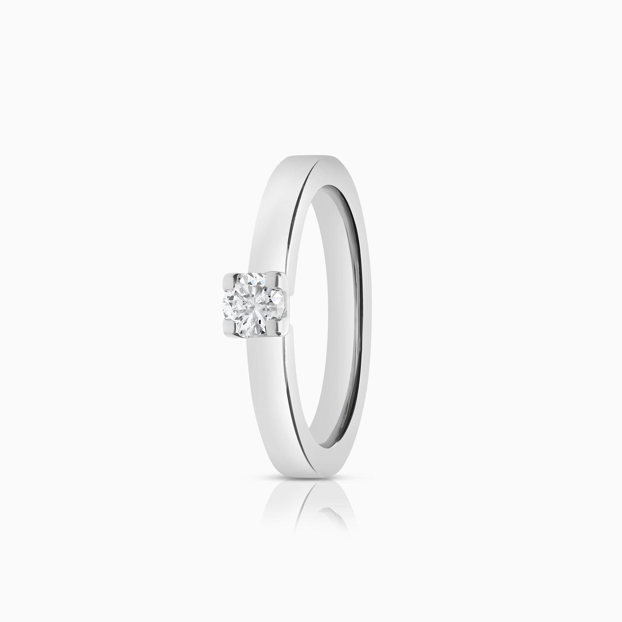 Solitärring 0,25ct 18K vitguld