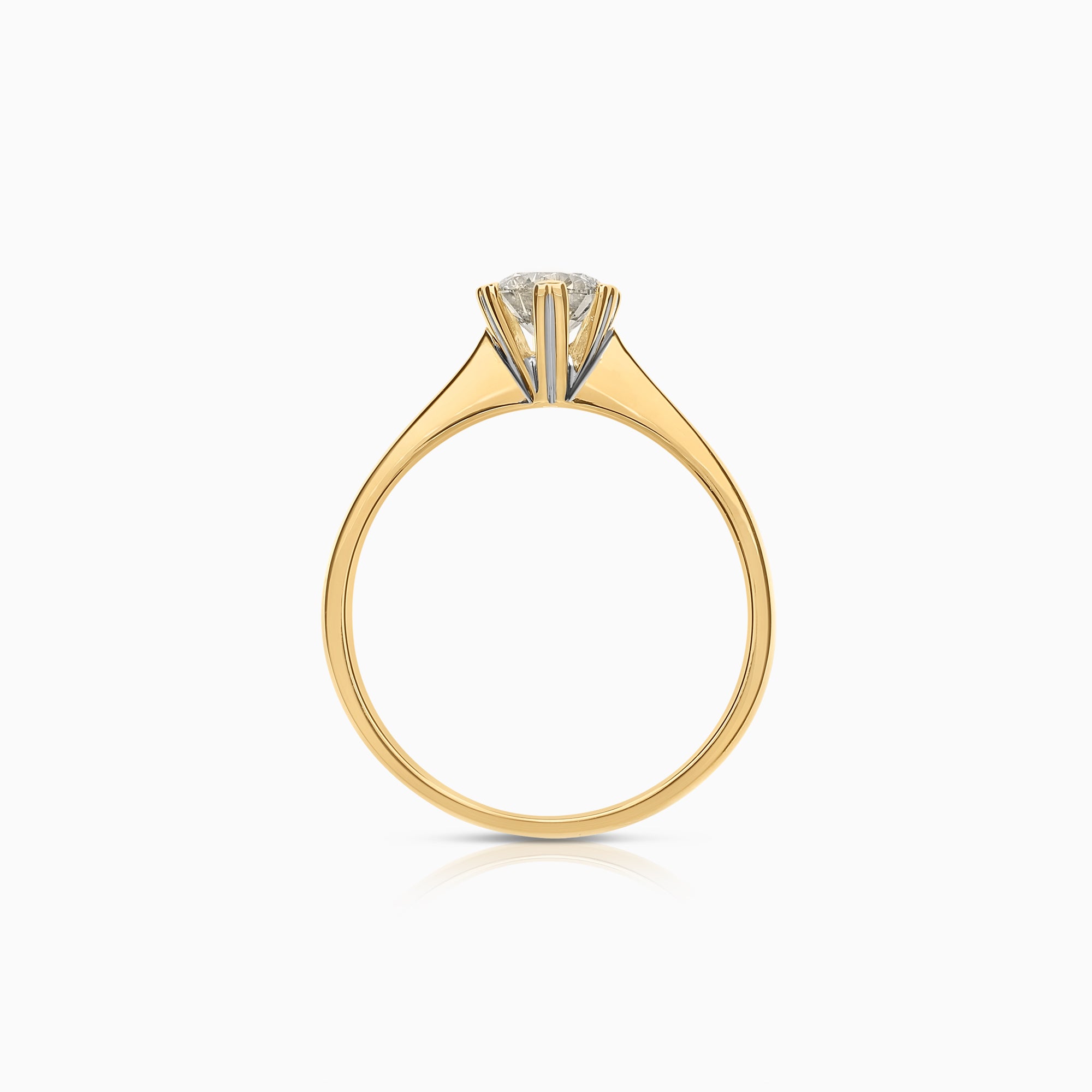 Solitärring 0,50ct 18K guld