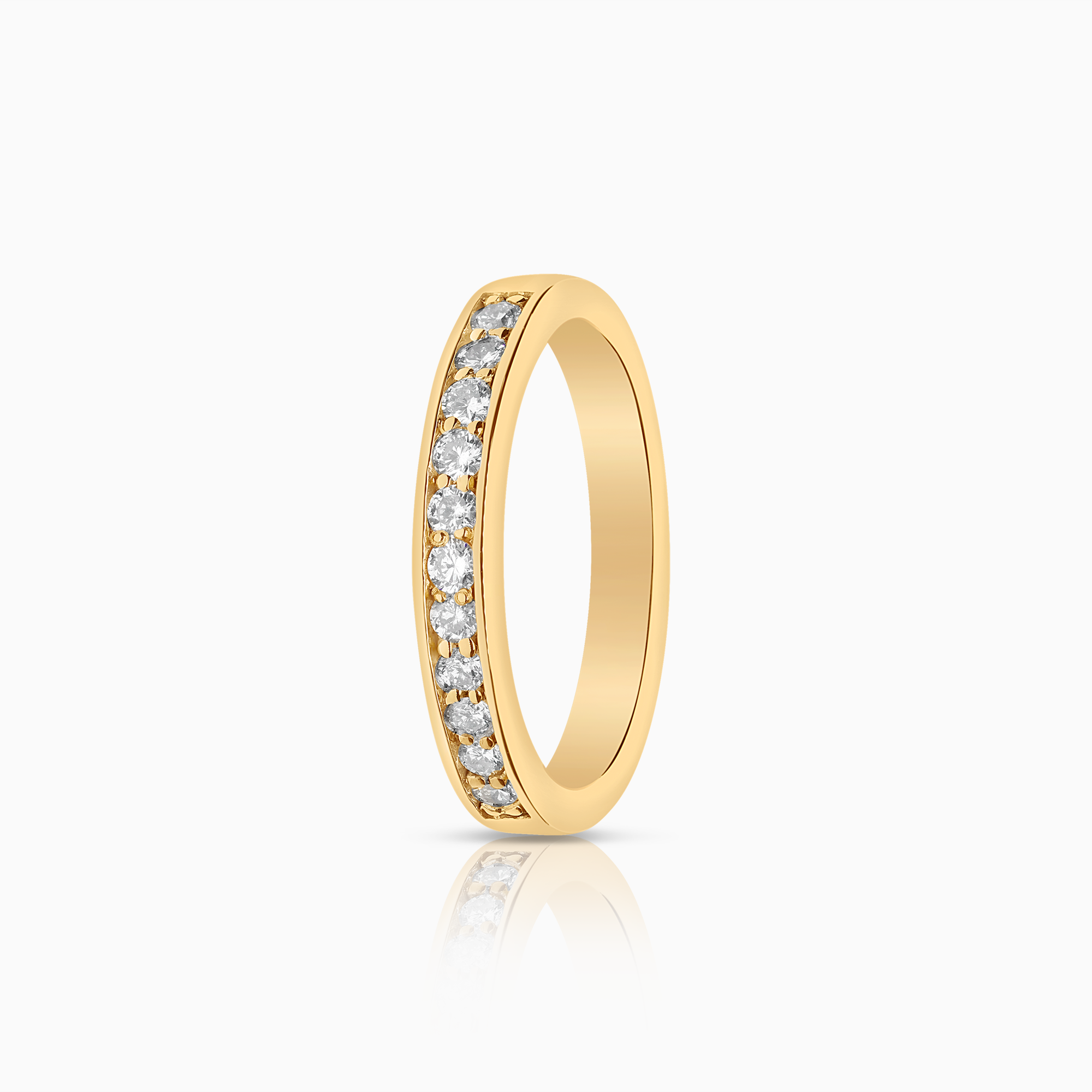 Alliansring 0,27ct 18K guld