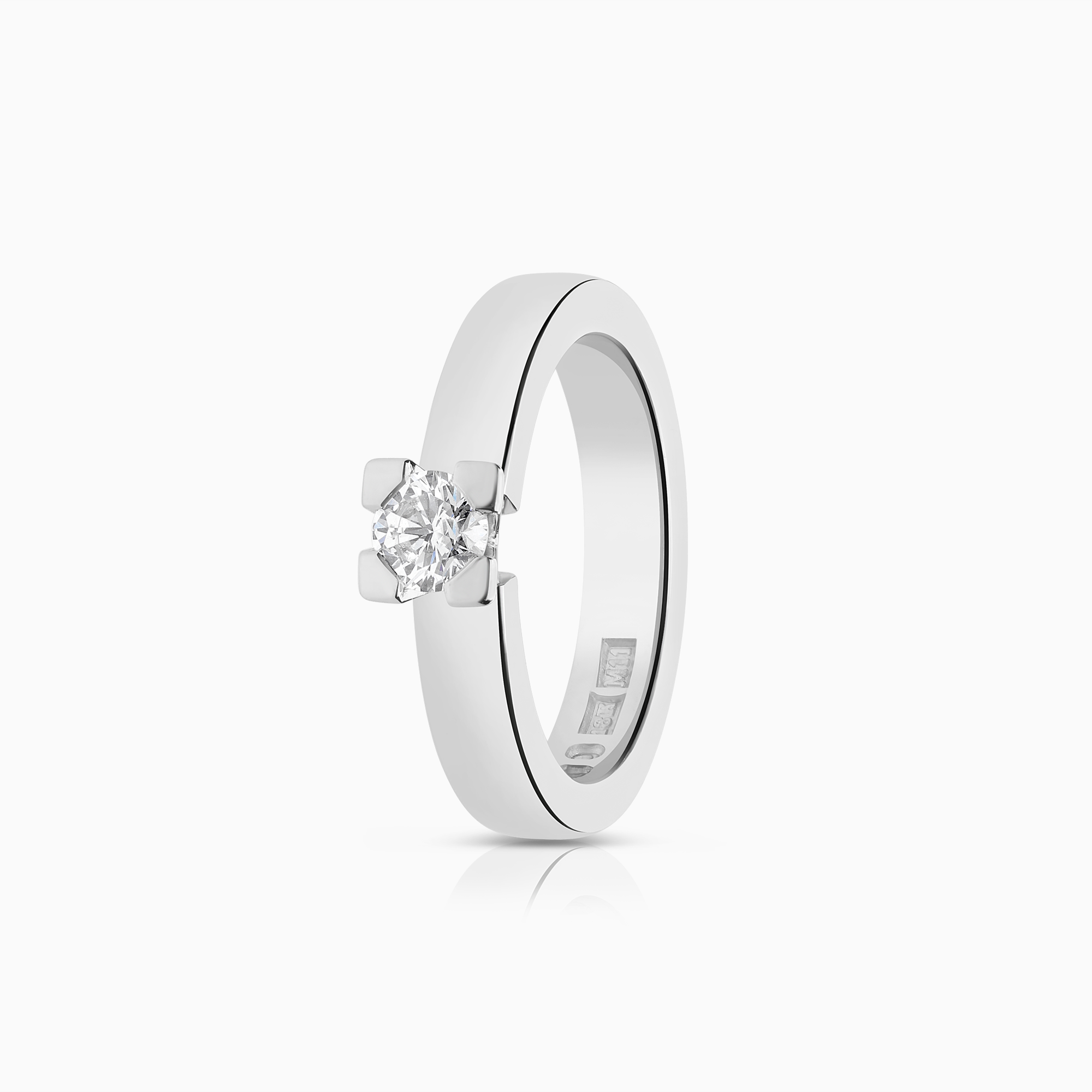 Solitärring 0,30ct 18K vitguld