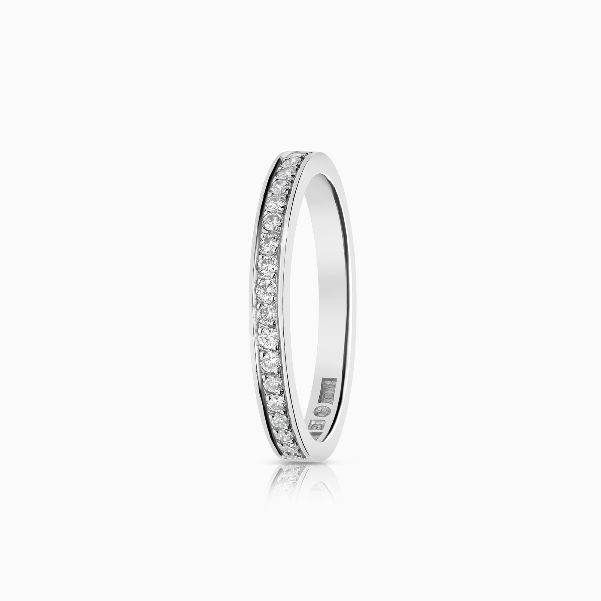 Alliansring 0,19ct 18K vitguld