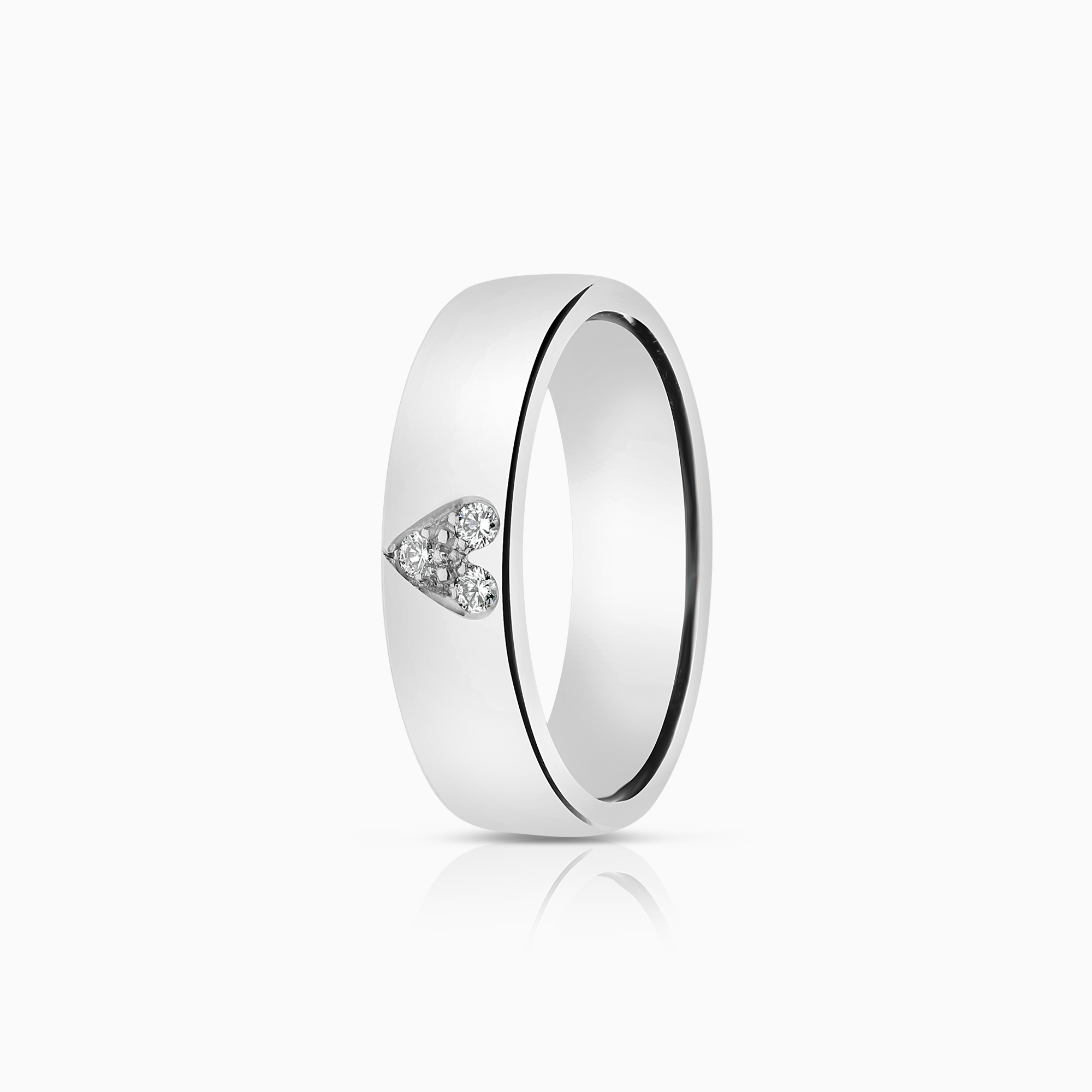 Diamantring 0,06ct 18K vitguld