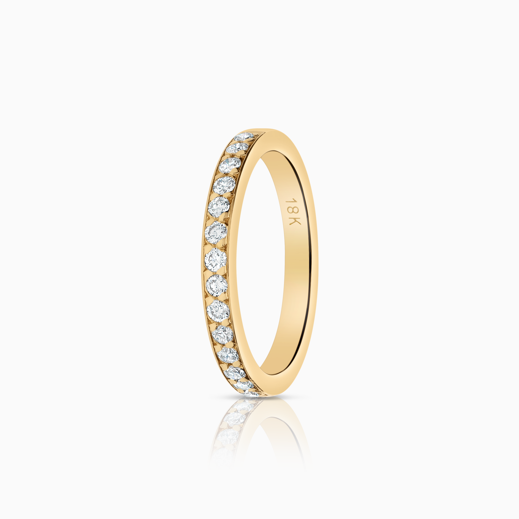 Alliansring 0,28ct 18K guld