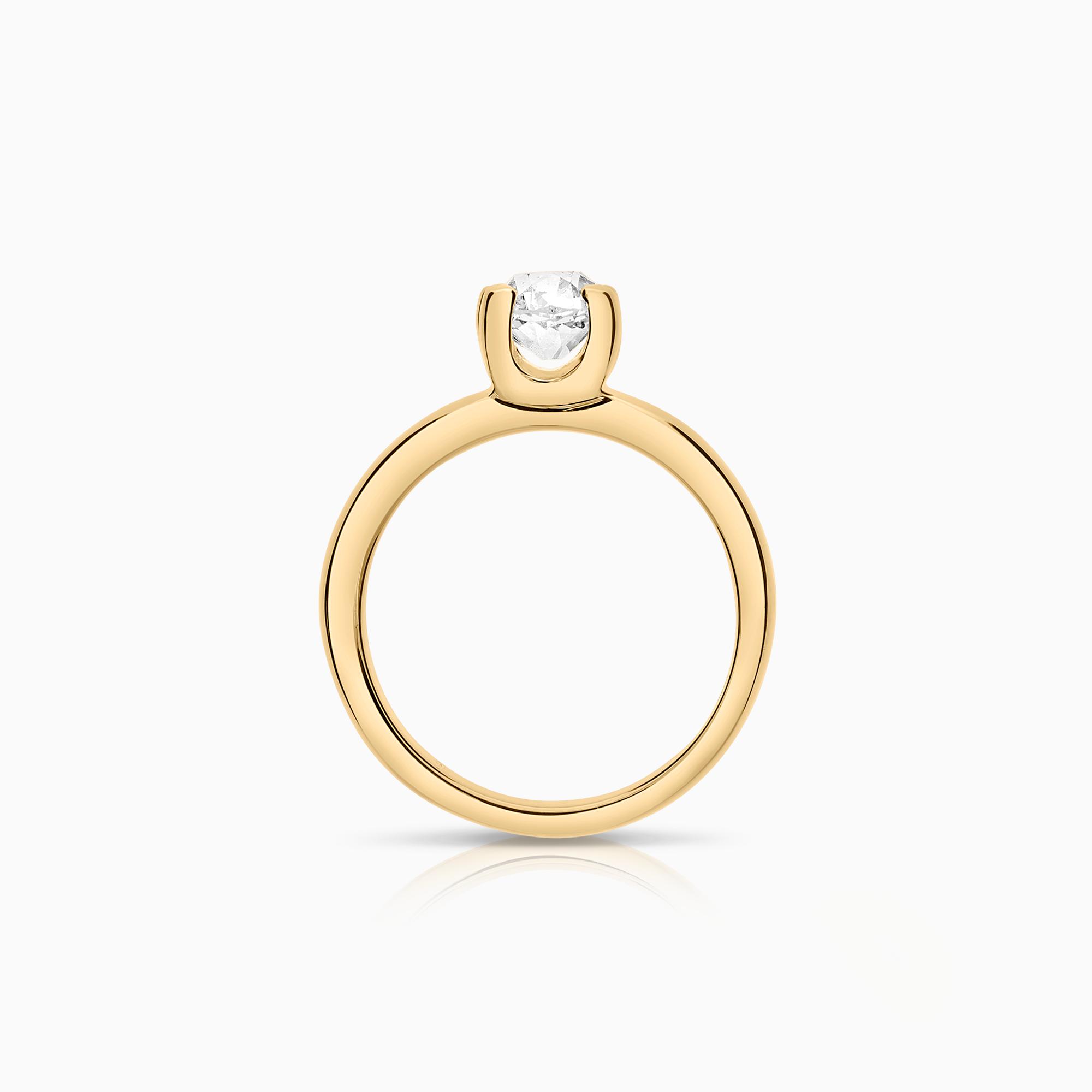 Solitärring 0,70ct 18K guld