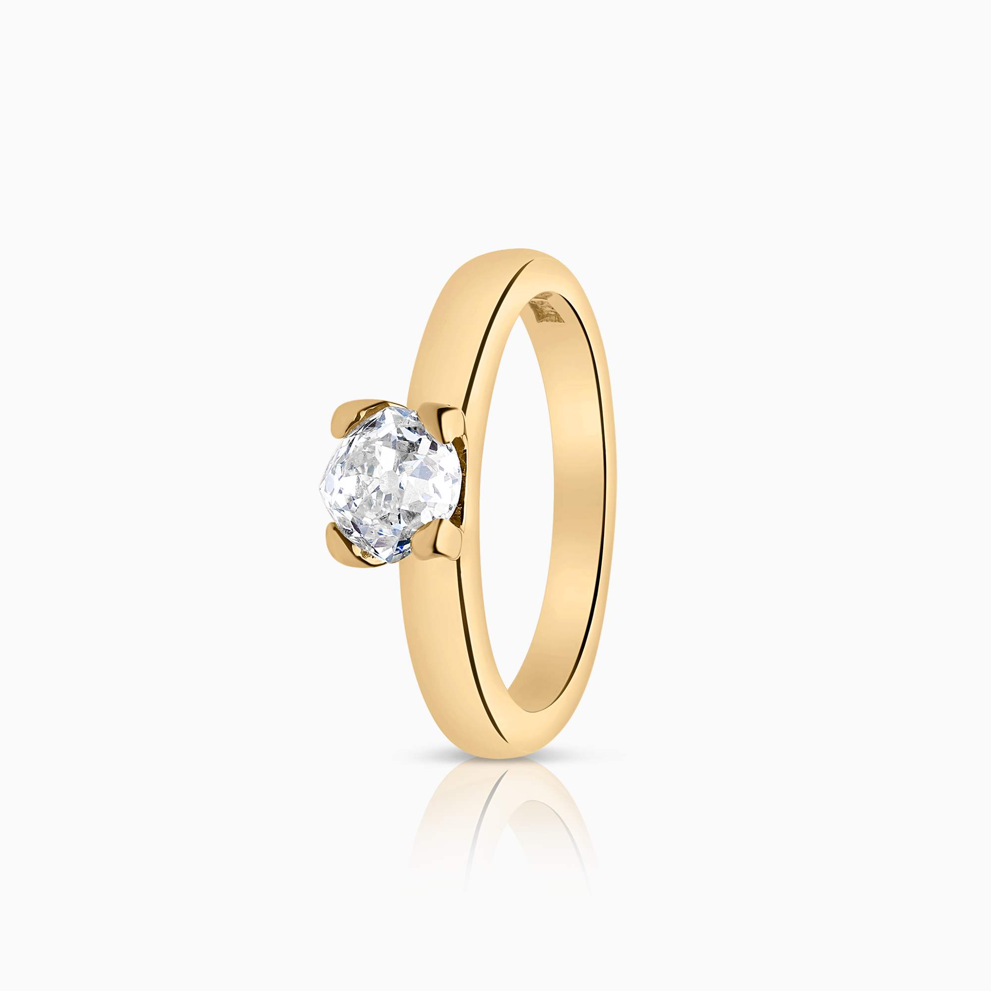 Solitärring 0,70ct 18K guld