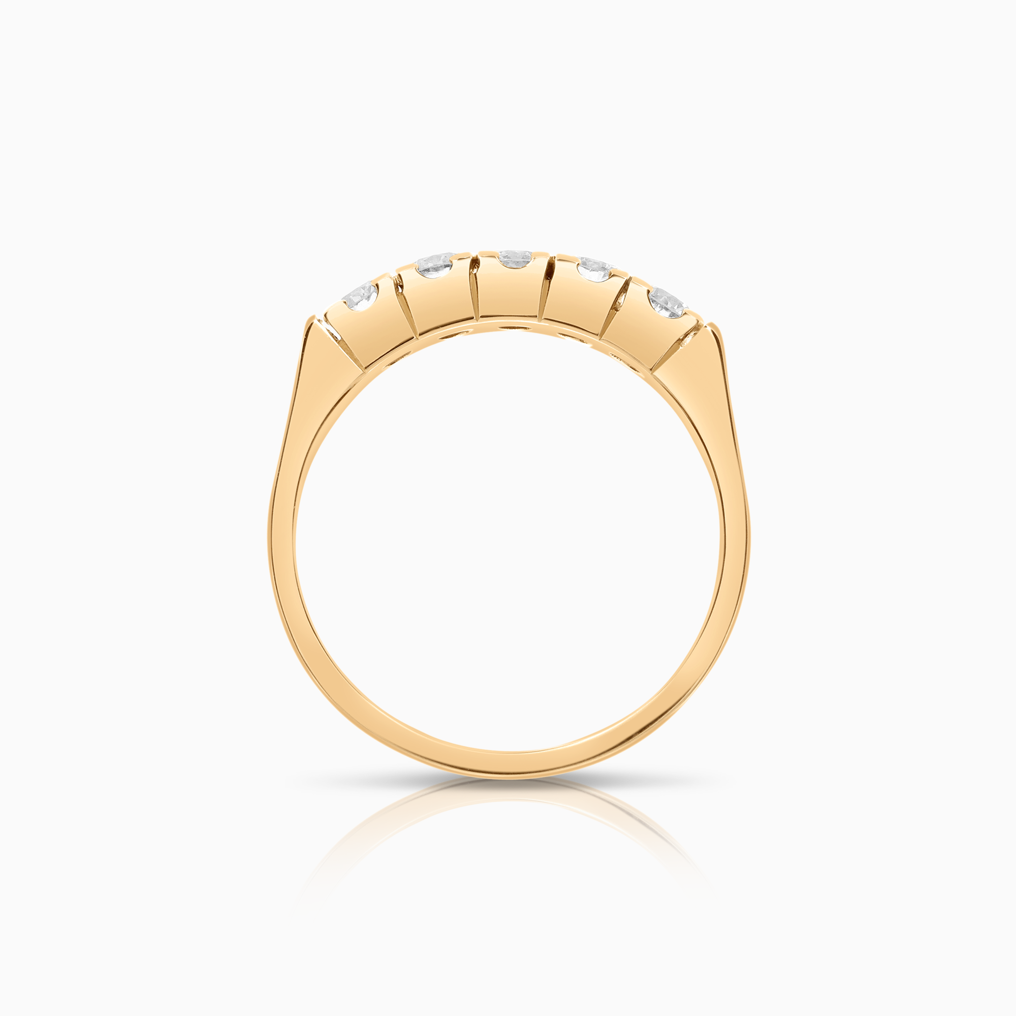 Alliansring 0,50ct 18K guld