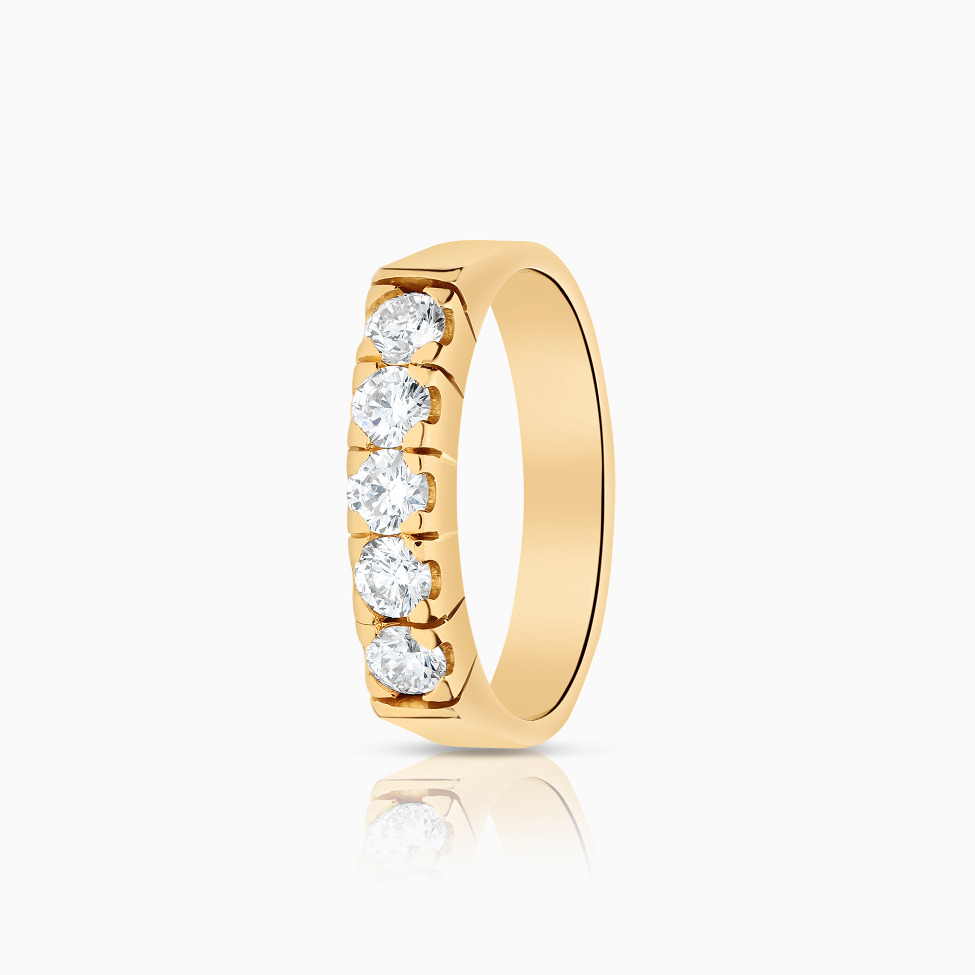 Alliansring 0,50ct 18K guld