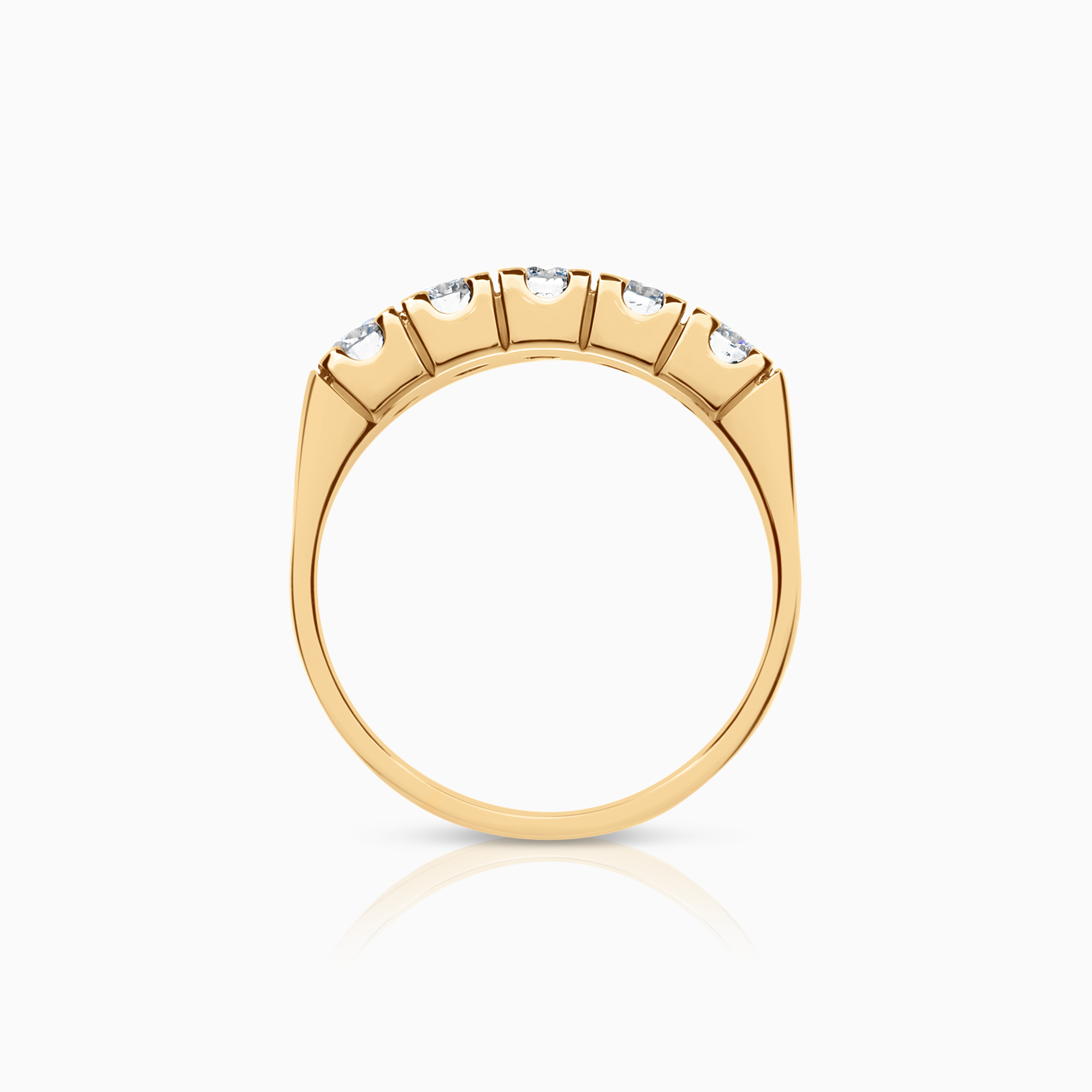 Alliansring 0,75ct 18K guld