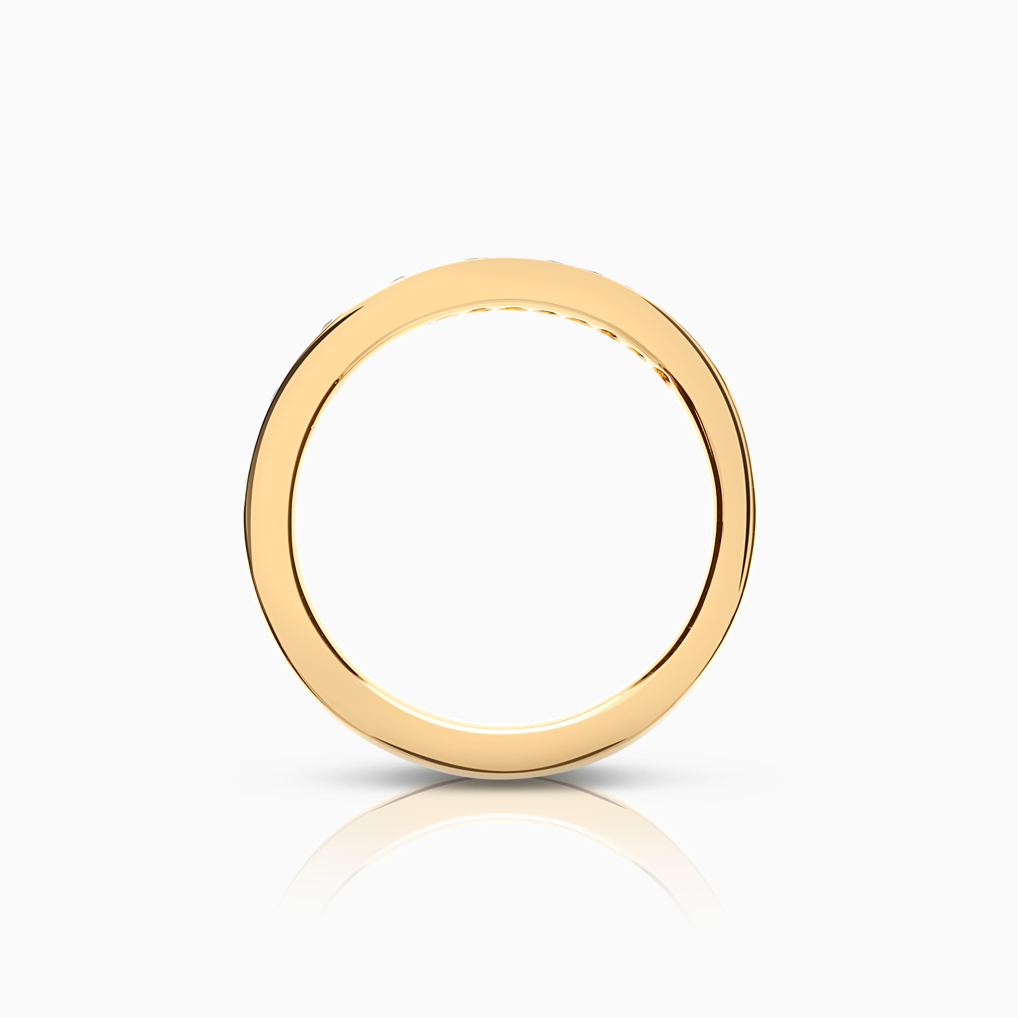Alliansring 0,18ct 18K guld