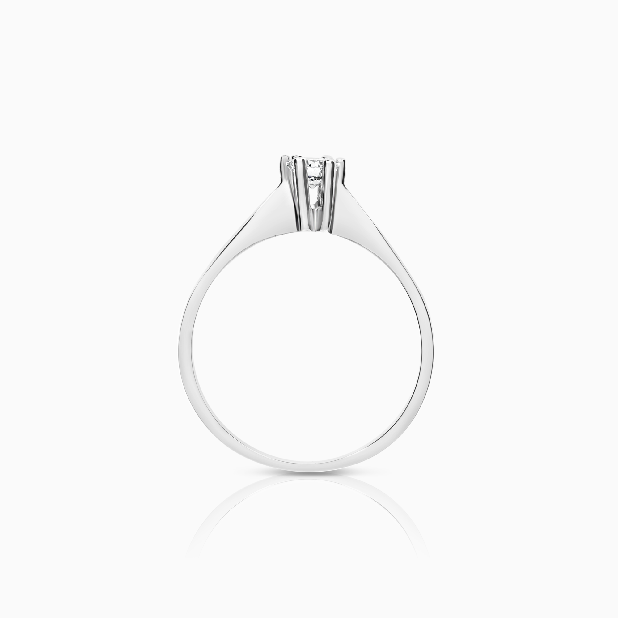Solitärring 0,17ct 18K vitguld