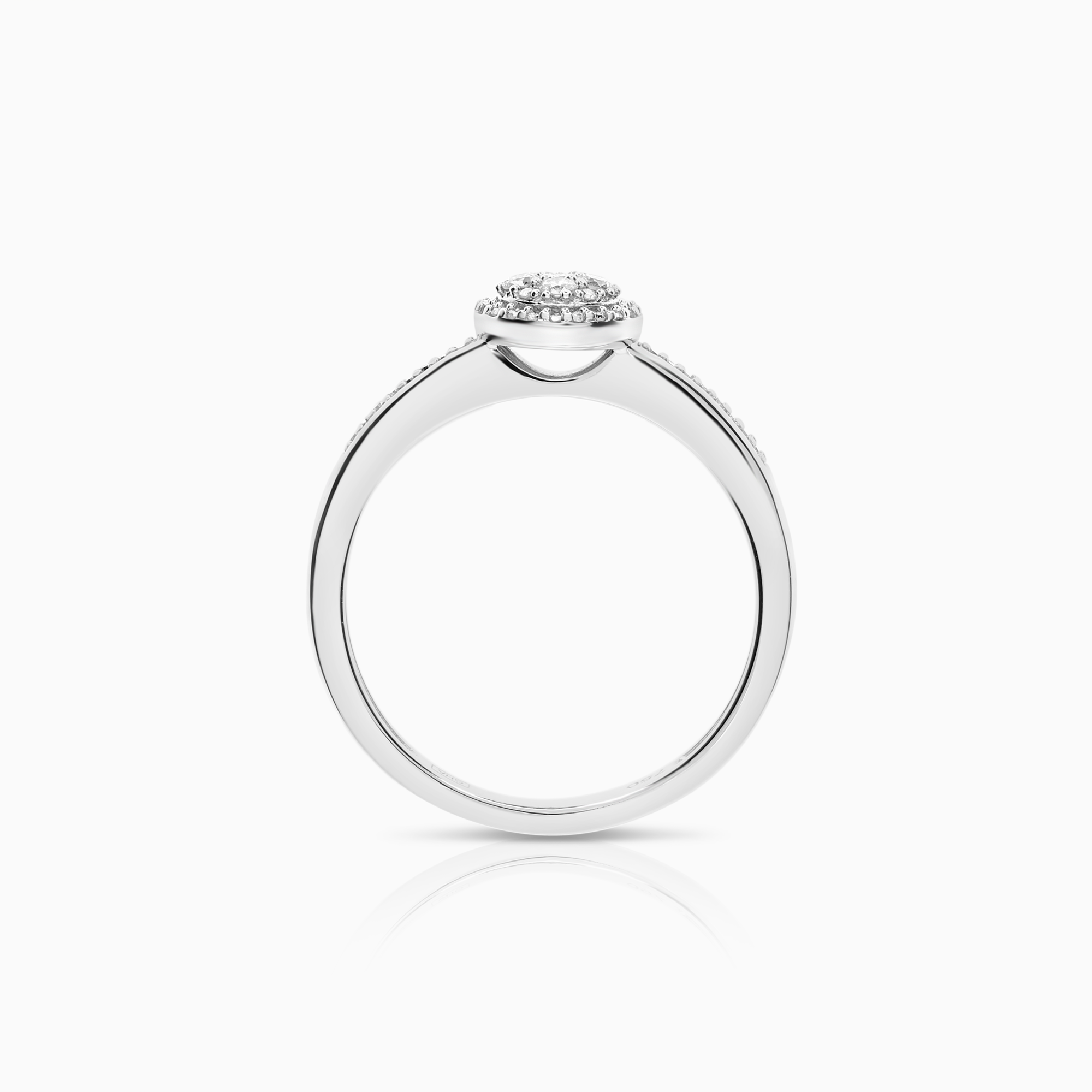 Diamantring 0,21ct 18K vitguld