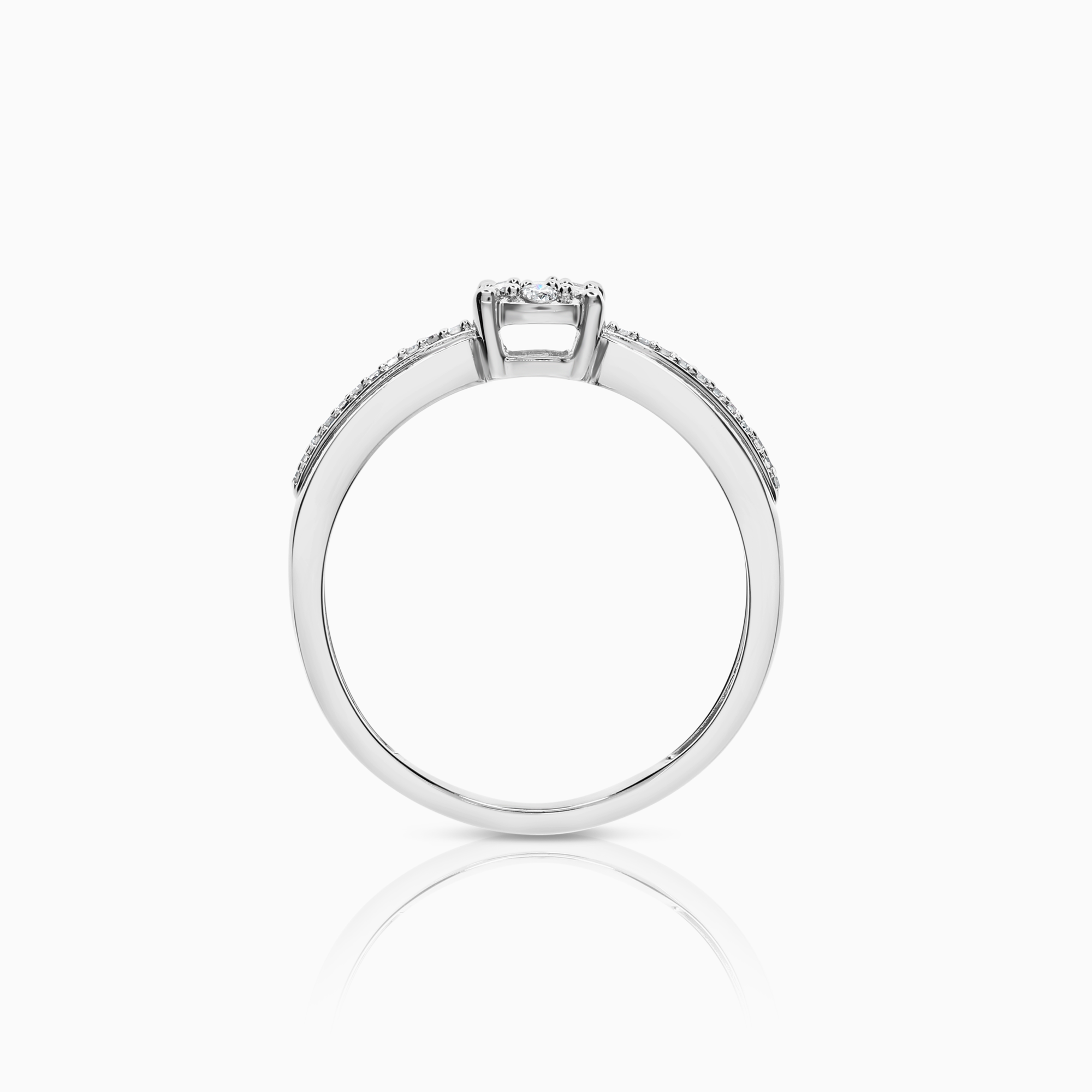 Diamantring 0,24ct 18K vitguld