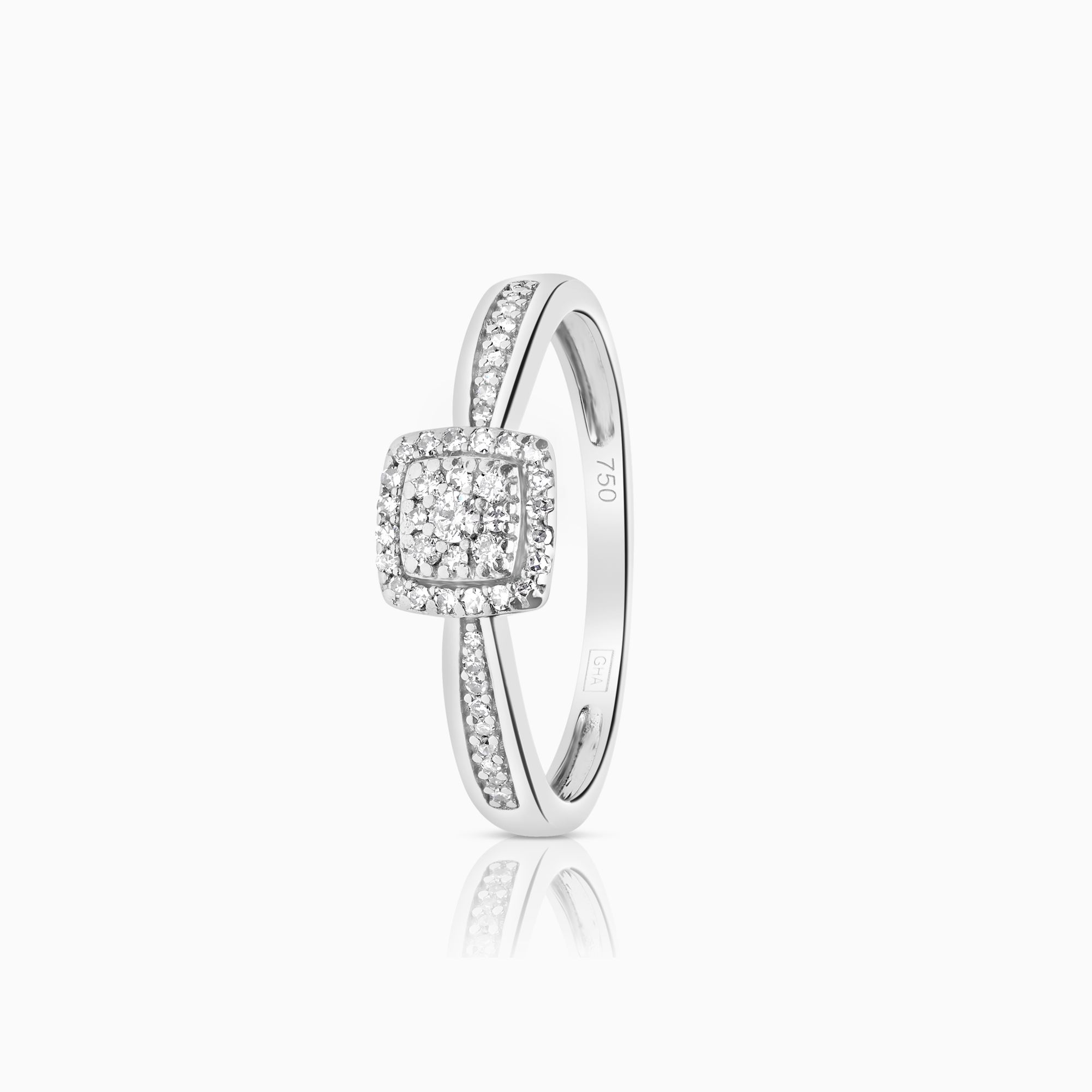 Diamond Ring 0.15 18K White Gold