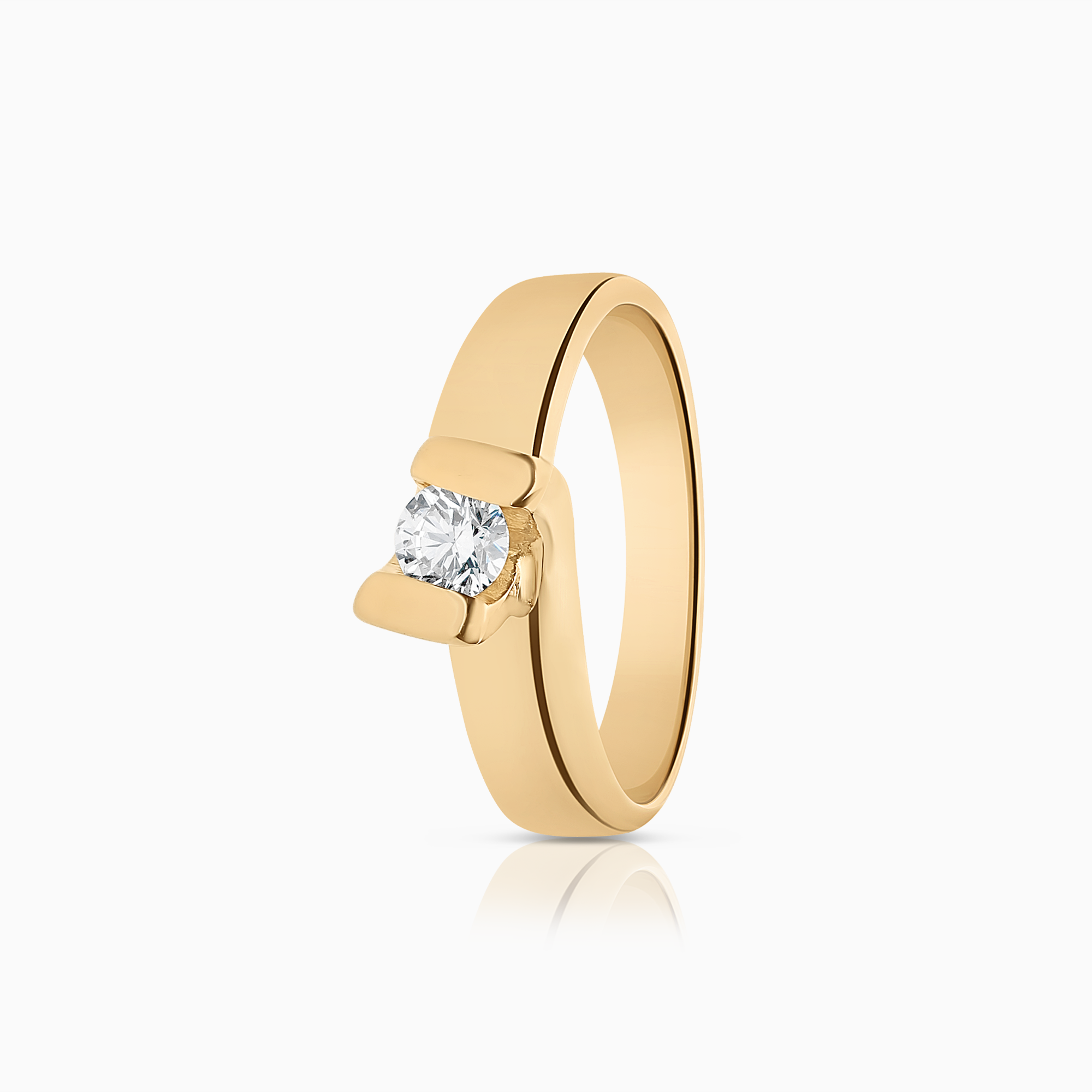 Solitärring 0,20ct 18K guld