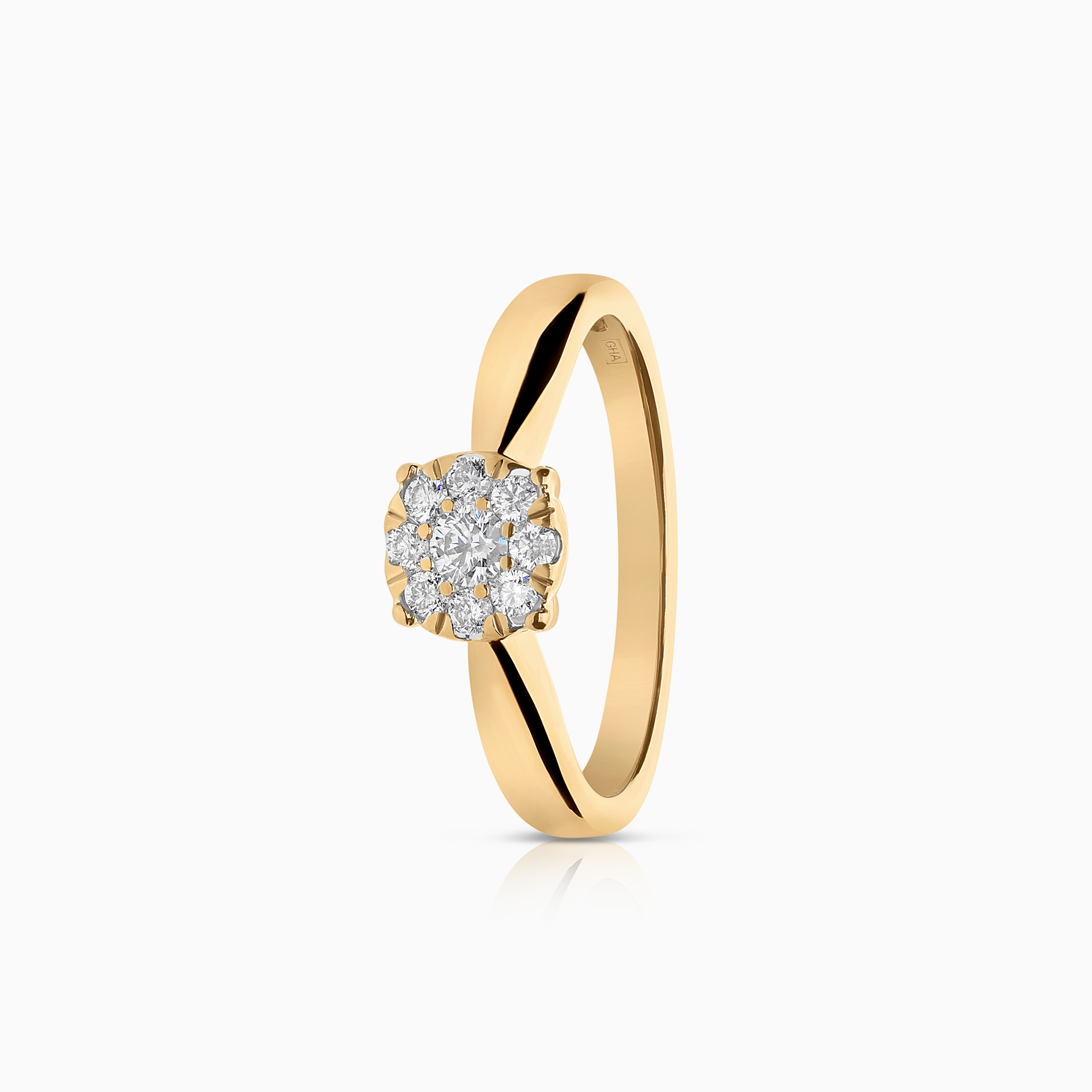 Diamantring 0,20ct 18K guld
