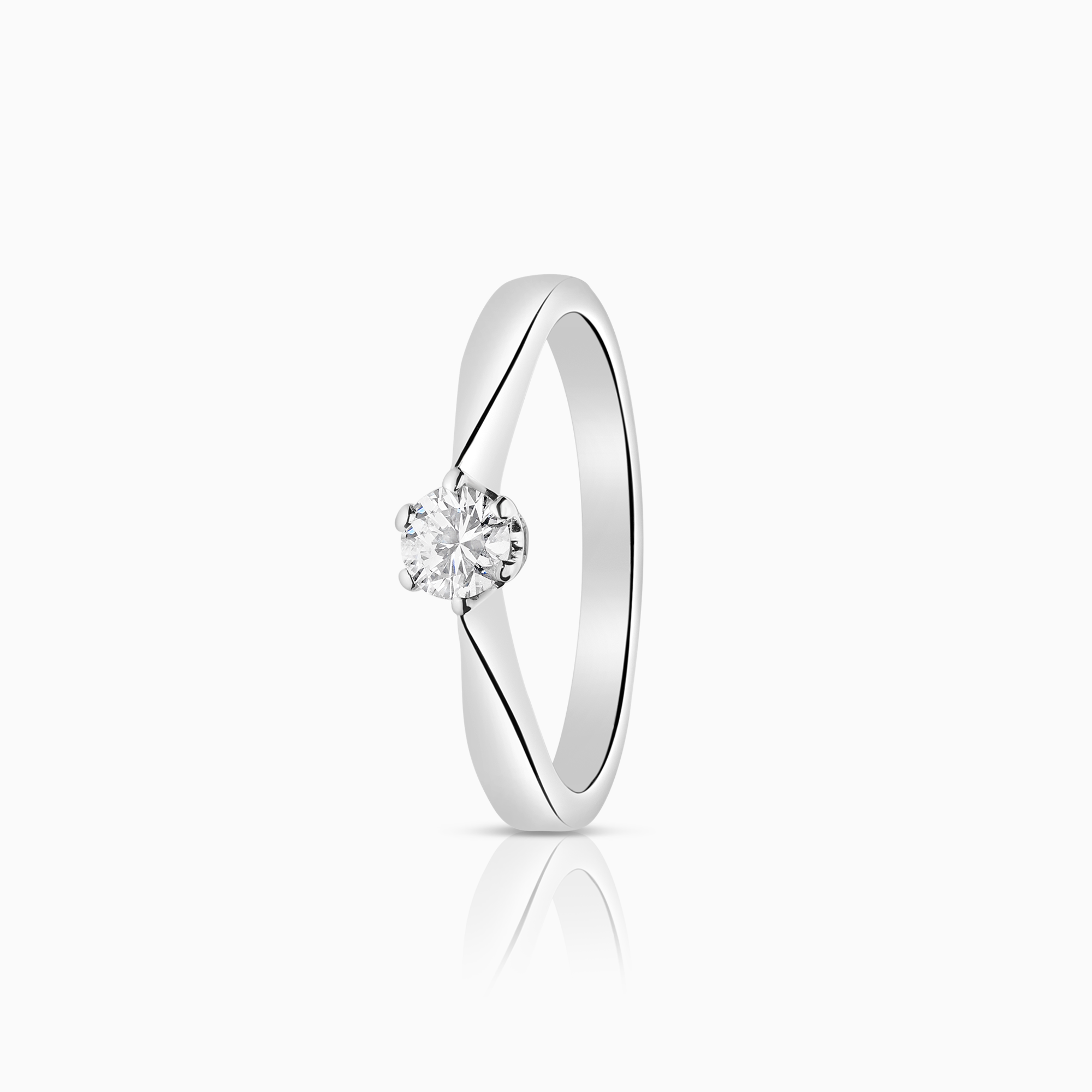 Solitär ring 0,20ct 18K vitguld
