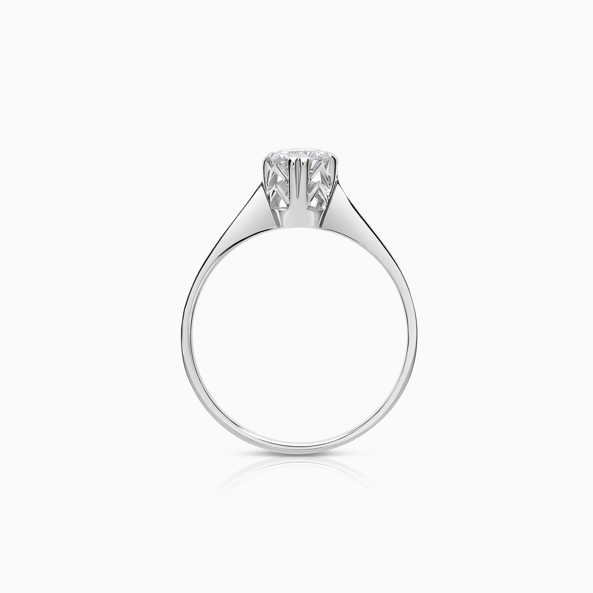 Solitärring 0,39ct 18K vitguld