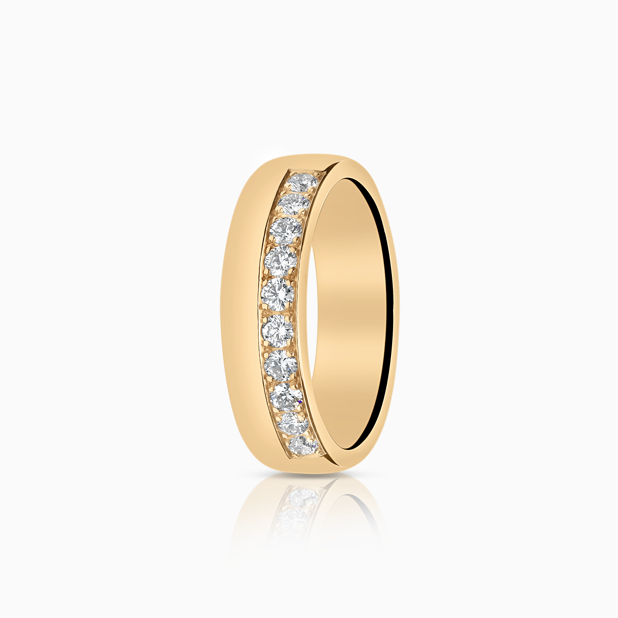 Alliansring 0,30ct 18K guld