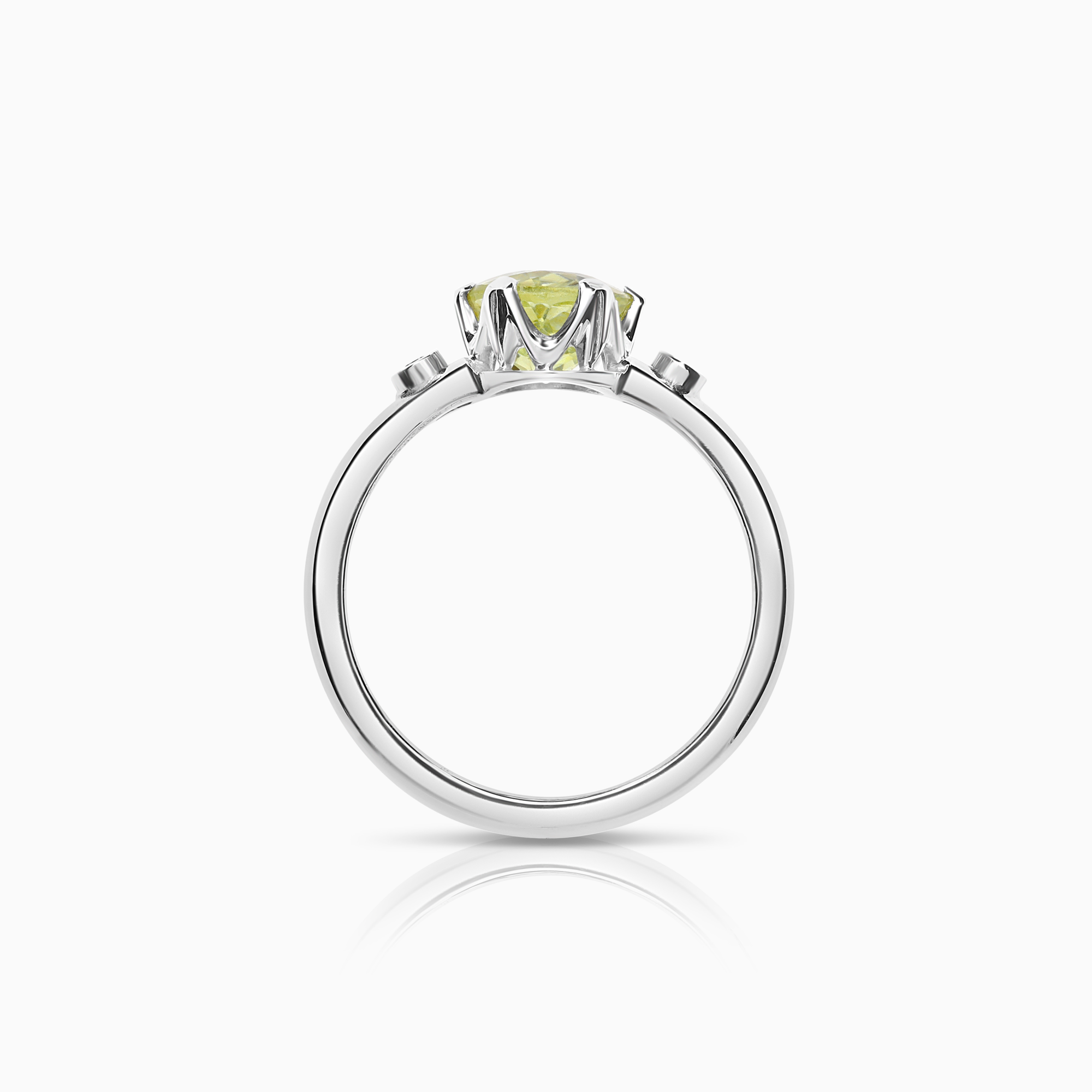 Cocktail ring 0.04ct 4.85g 18K gold