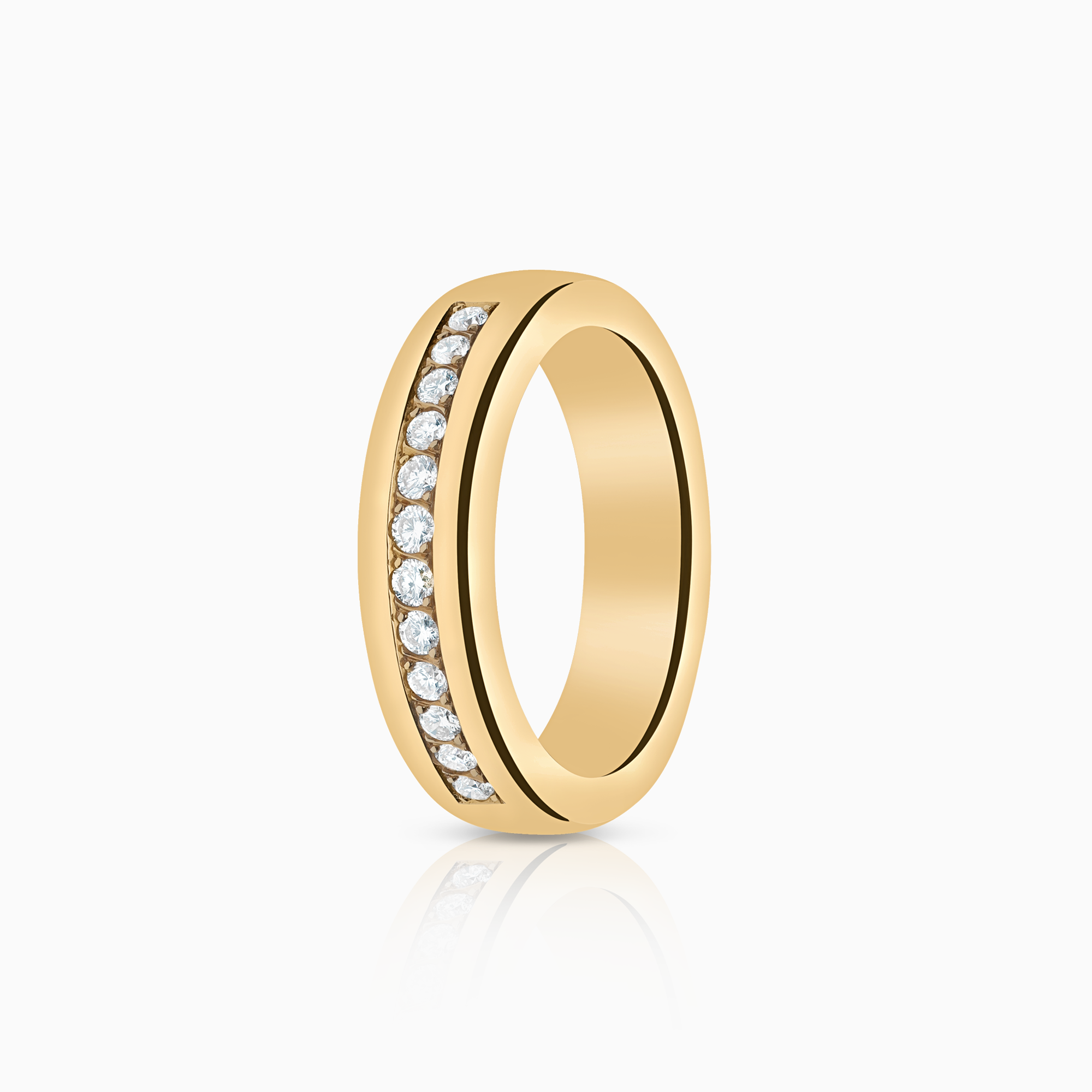 Alliansring 0,24ct 18K guld