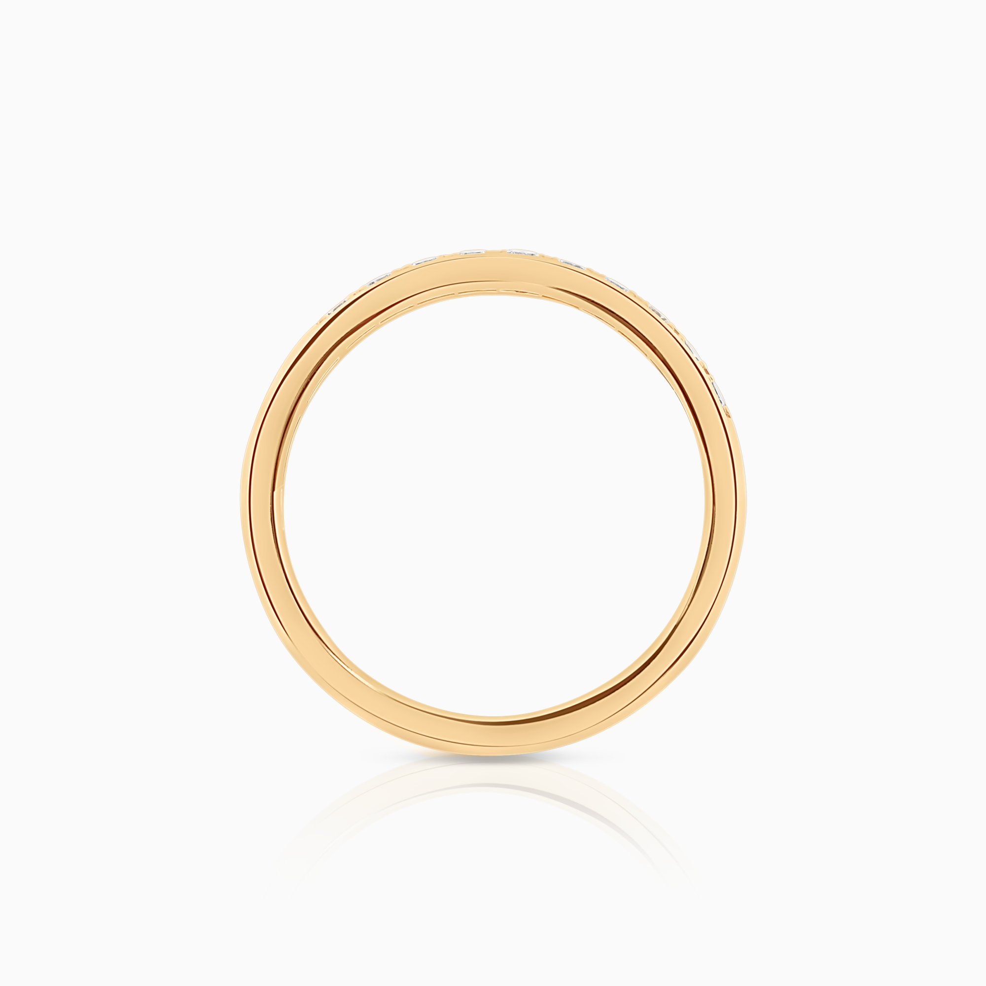 Alliansring 0,20ct 18K guld