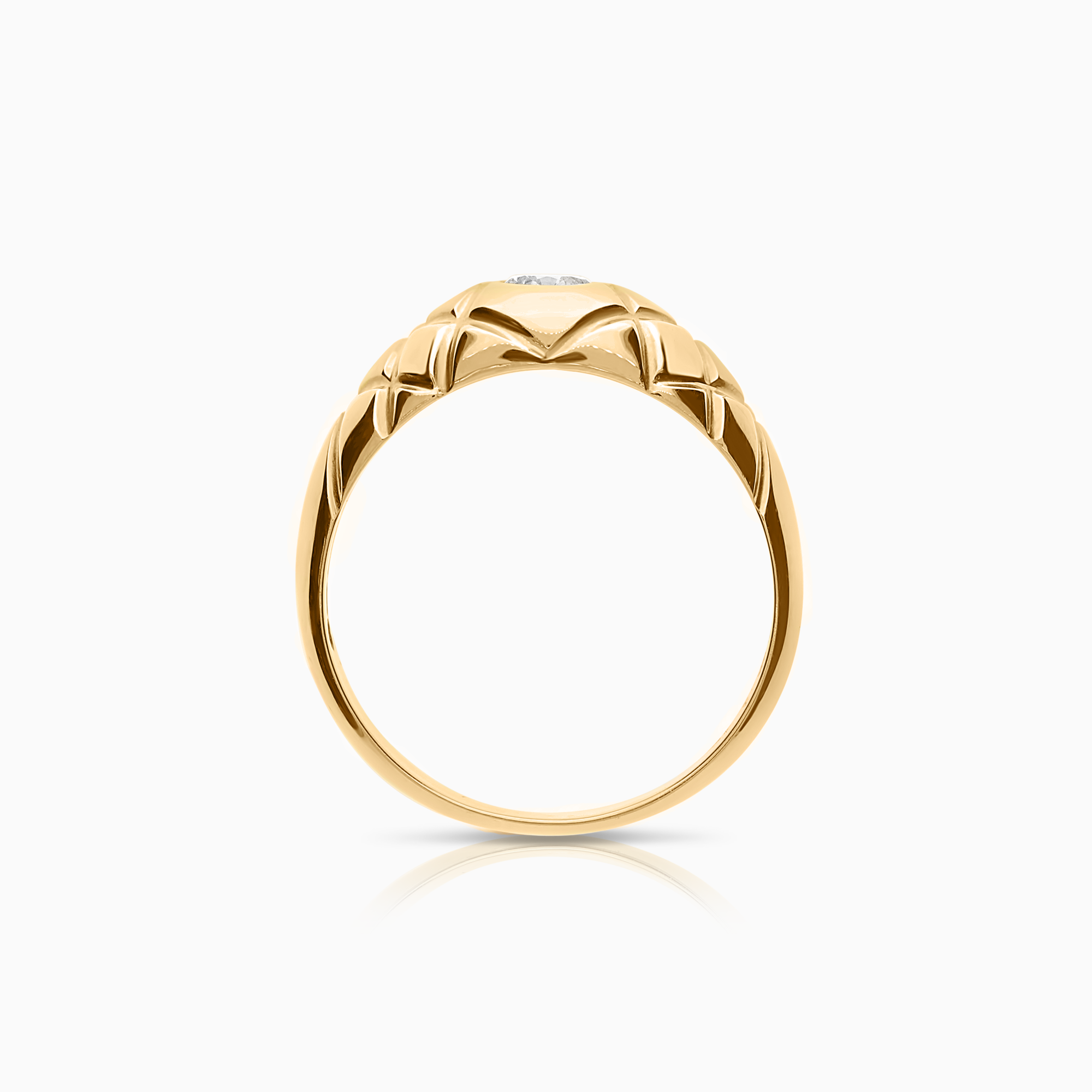 Diamantring 0,21ct 18K guld