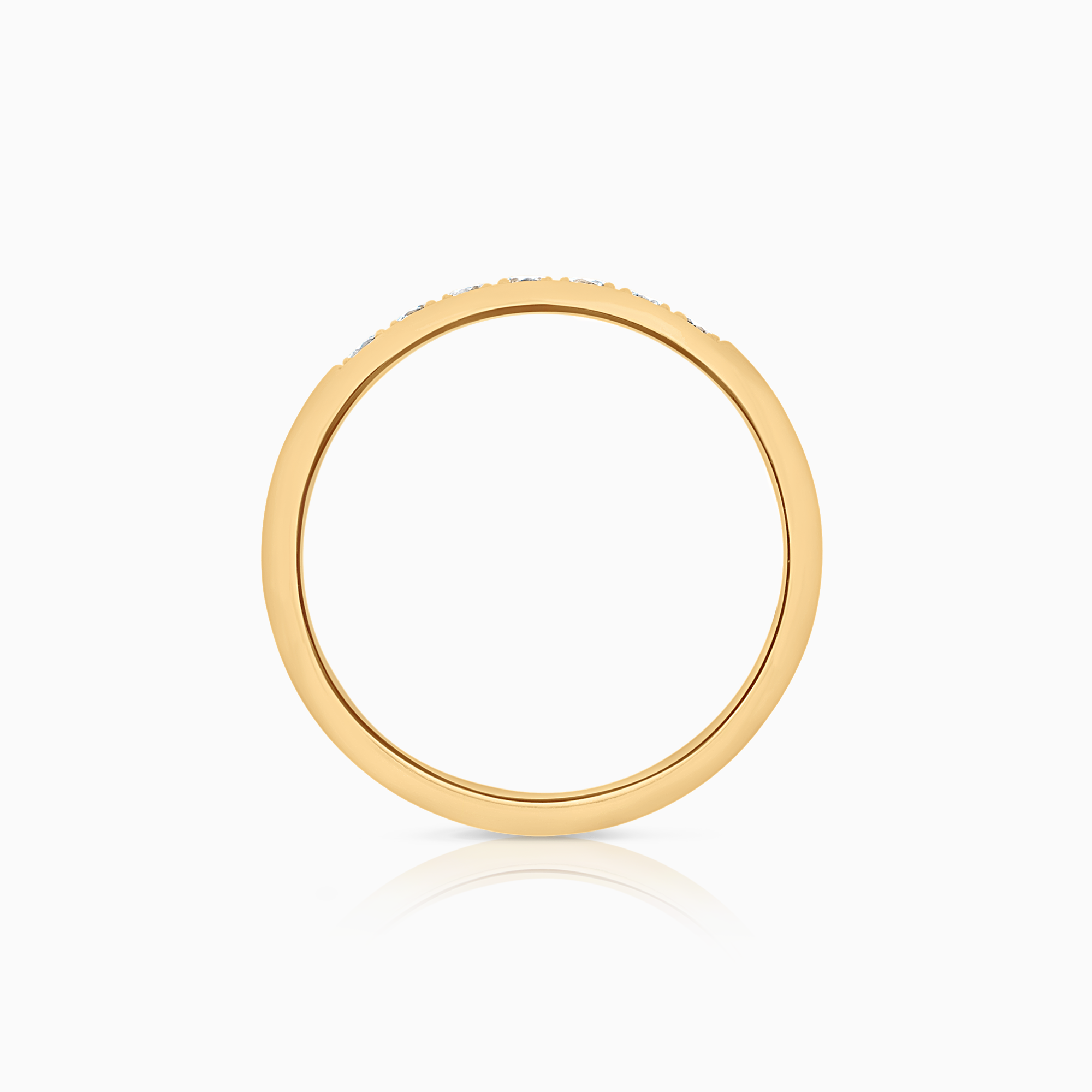 Alliansring 0,21ct 18K guld