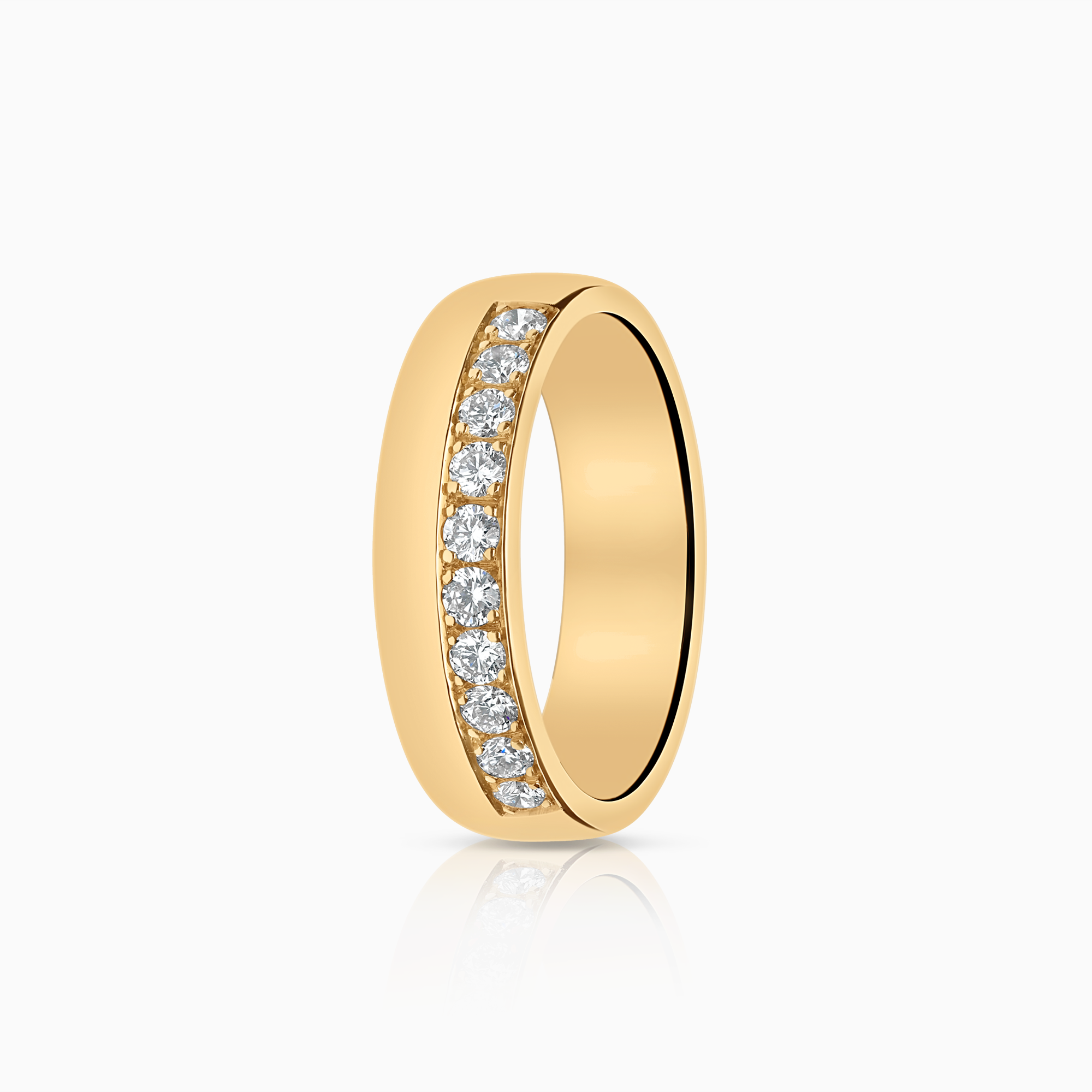Alliansring 0,30ct 18K guld