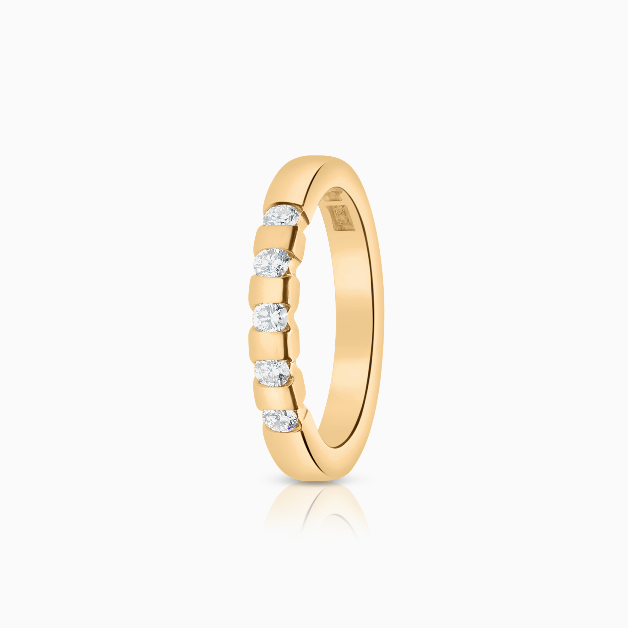 Diamantring 0,20ct 18K guld