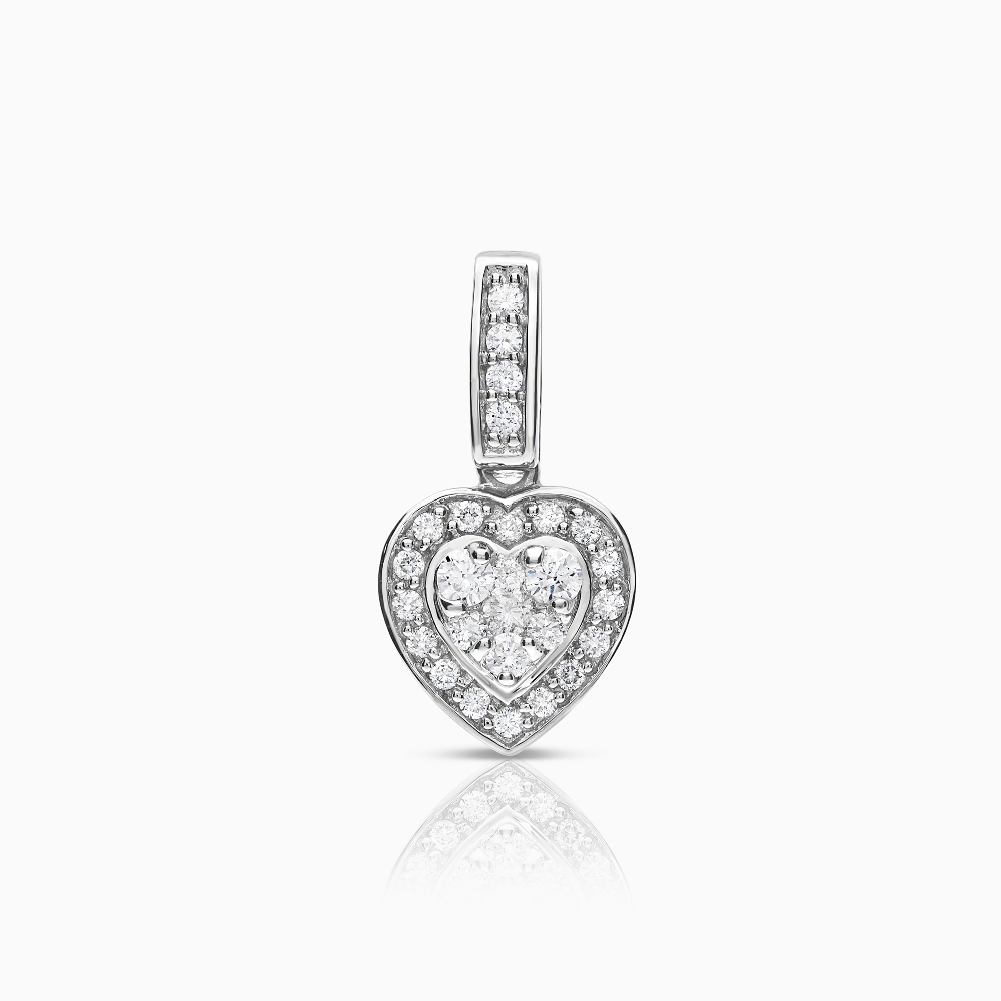 Diamanthänge 0,50ct 18K vit/gulguld