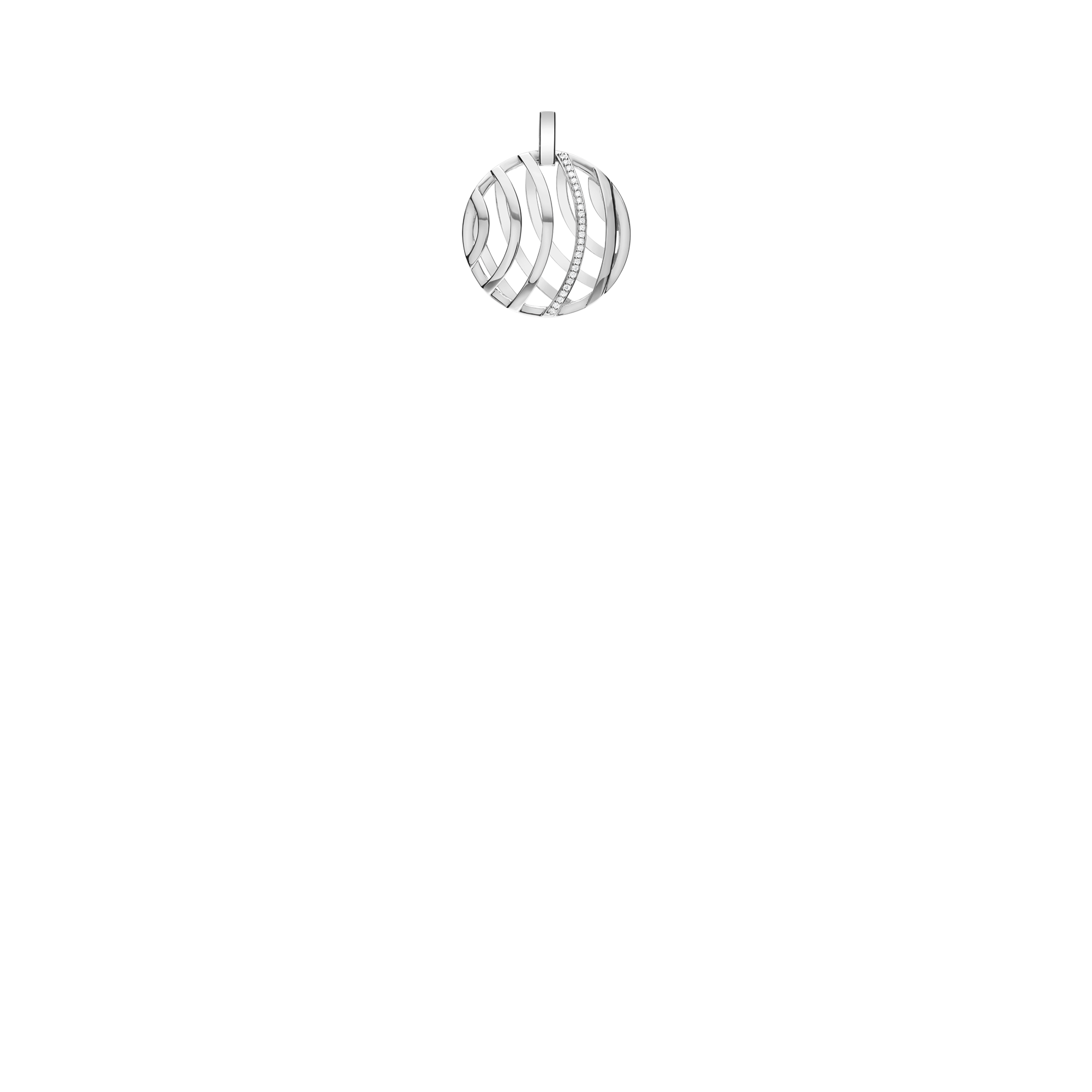 Diamanthänge 0,16ct 18K vitguld