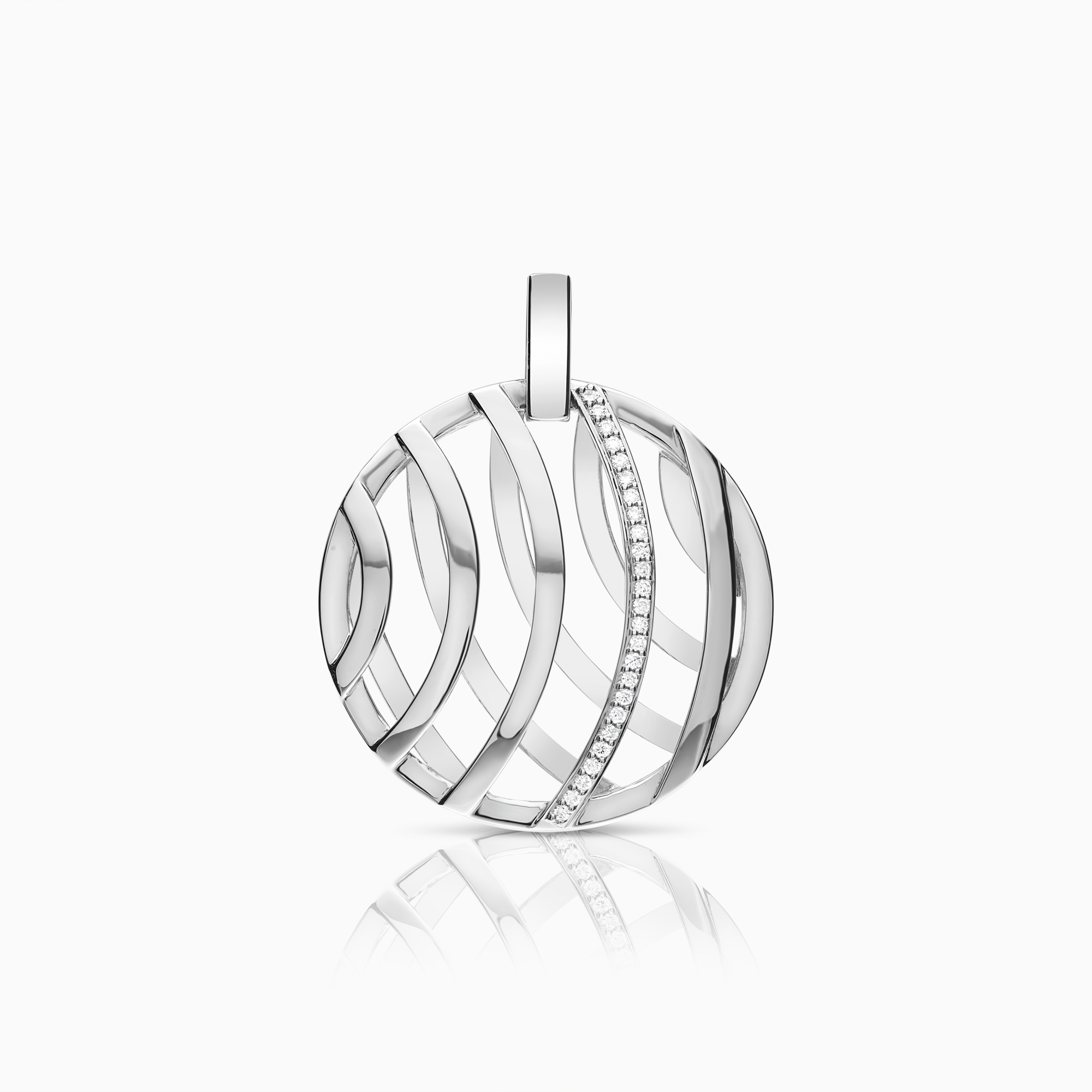 Diamanthänge 0,16ct 18K vitguld
