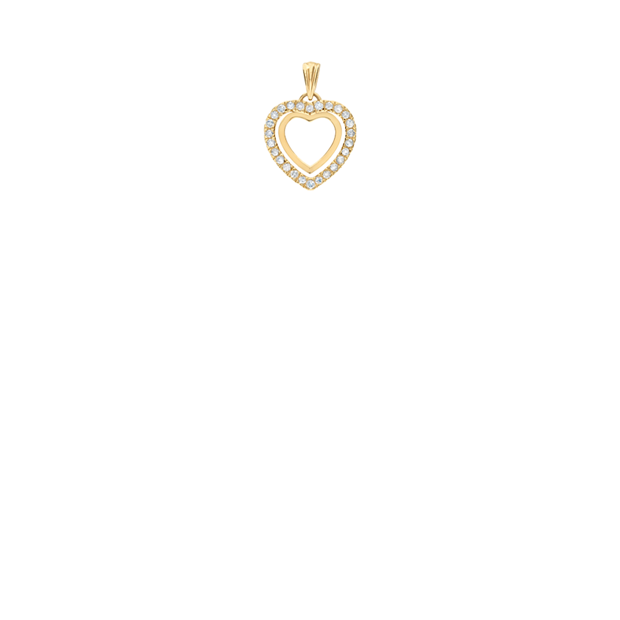 Hjärthänge diamanter 0,25ct 18K guld