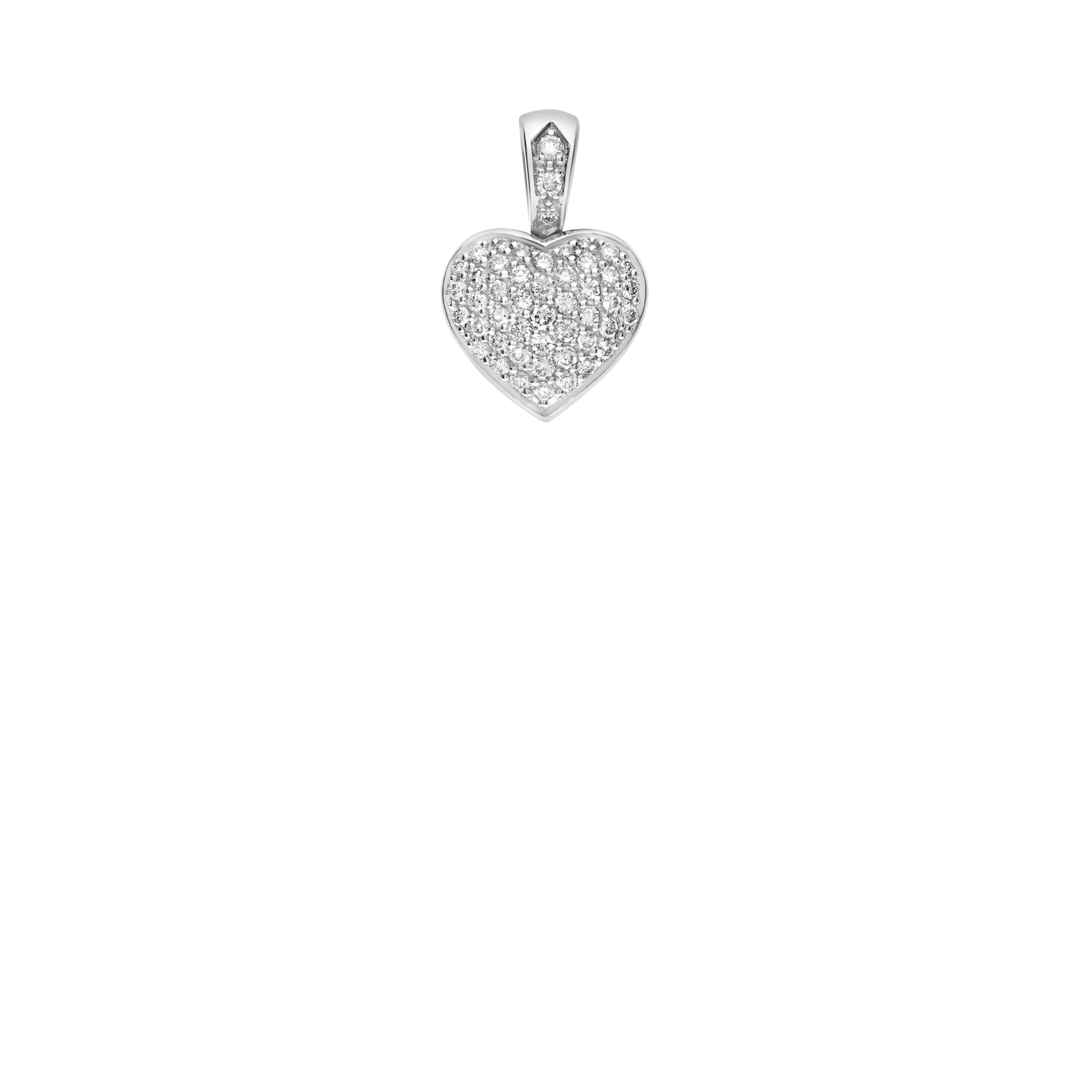 Diamanthänge hjärta 0,50ct 18K vitguld