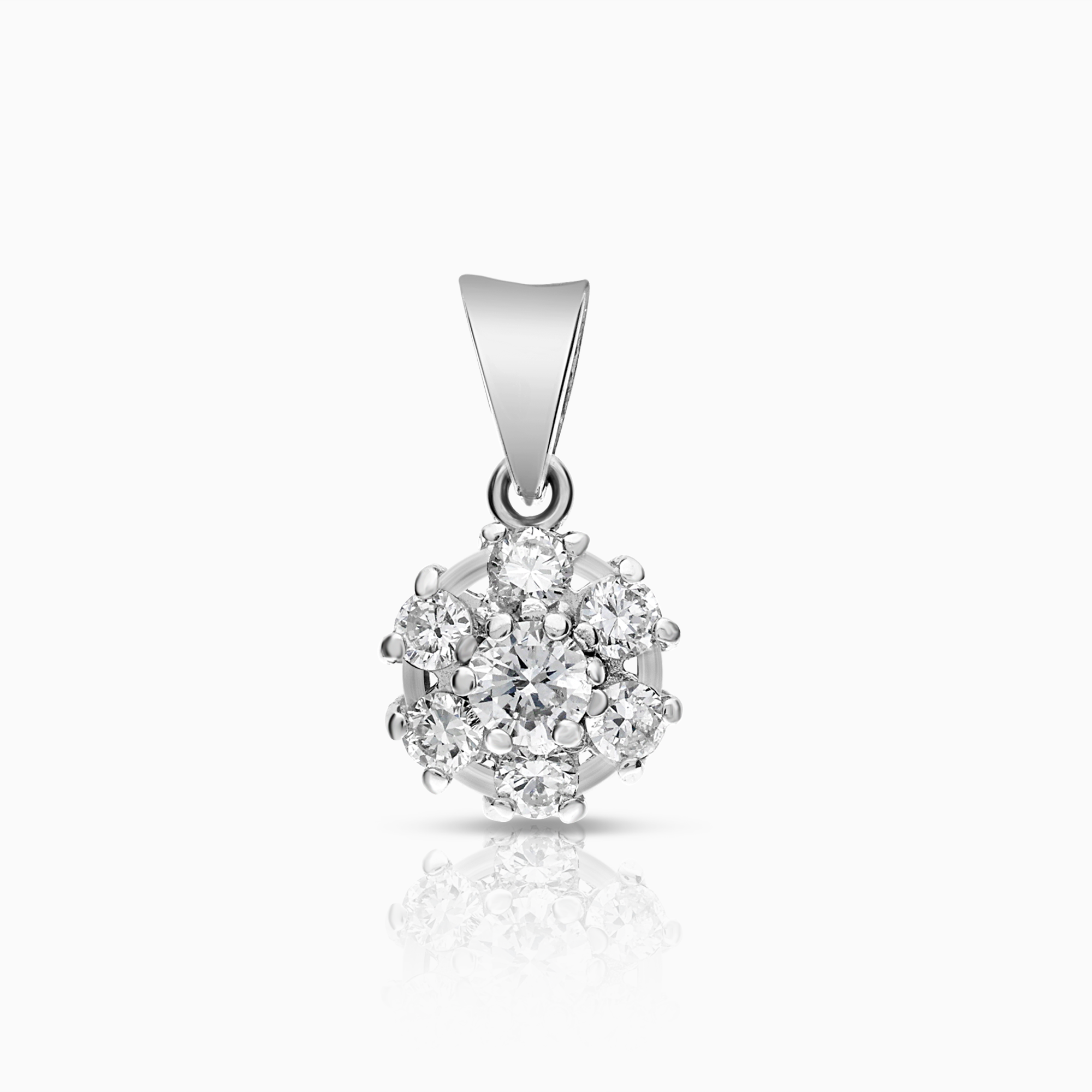 Hängsmycke diamanter 0,30ct 18K vitguld