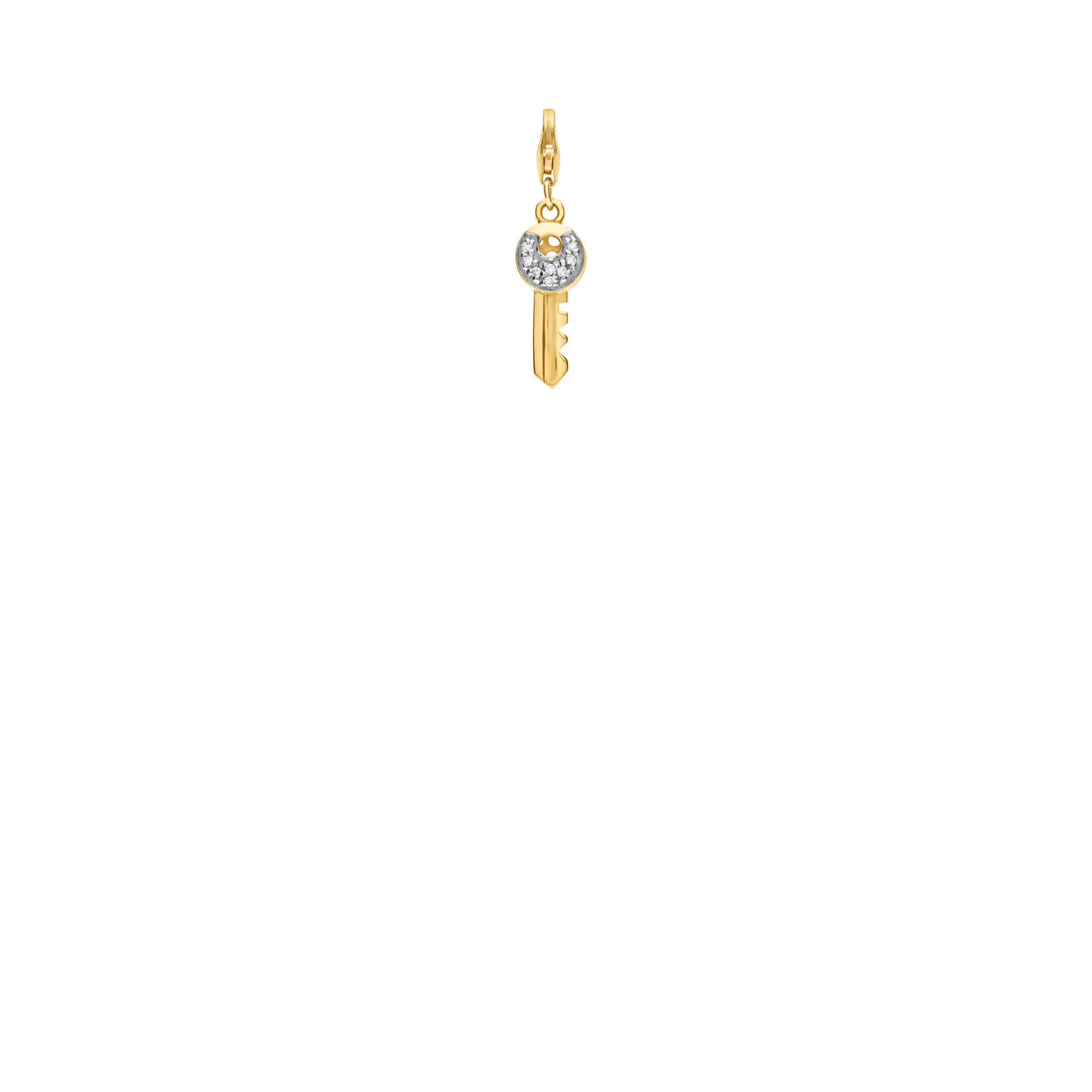 Diamanthänge nyckel 0,06ct 18K guld