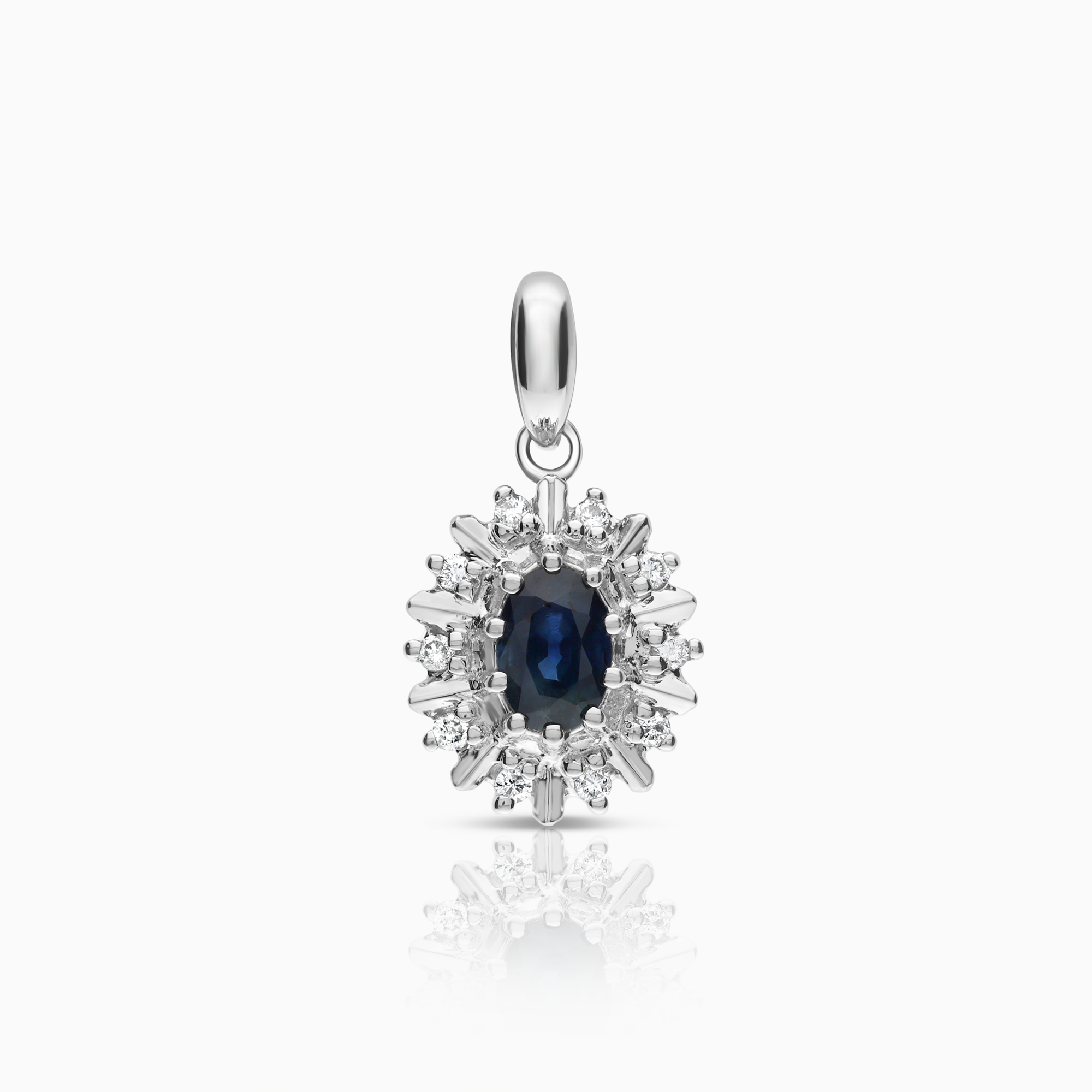 Diamanthänge 0,10ct 18K vitguld