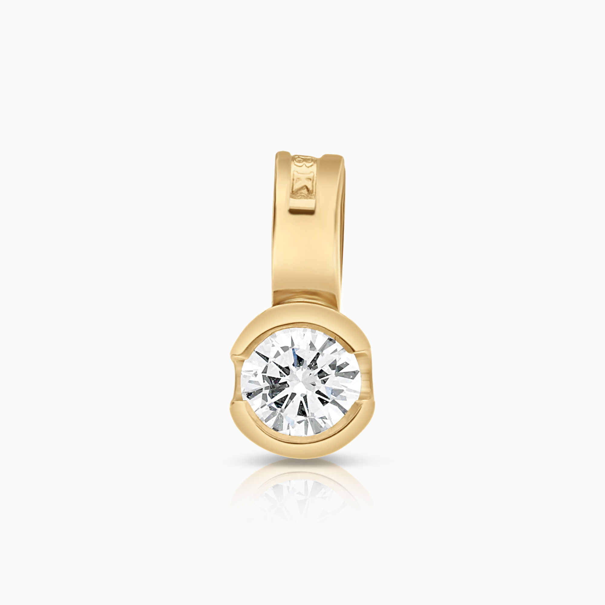 Solitärhänge 0,15ct 18K guld