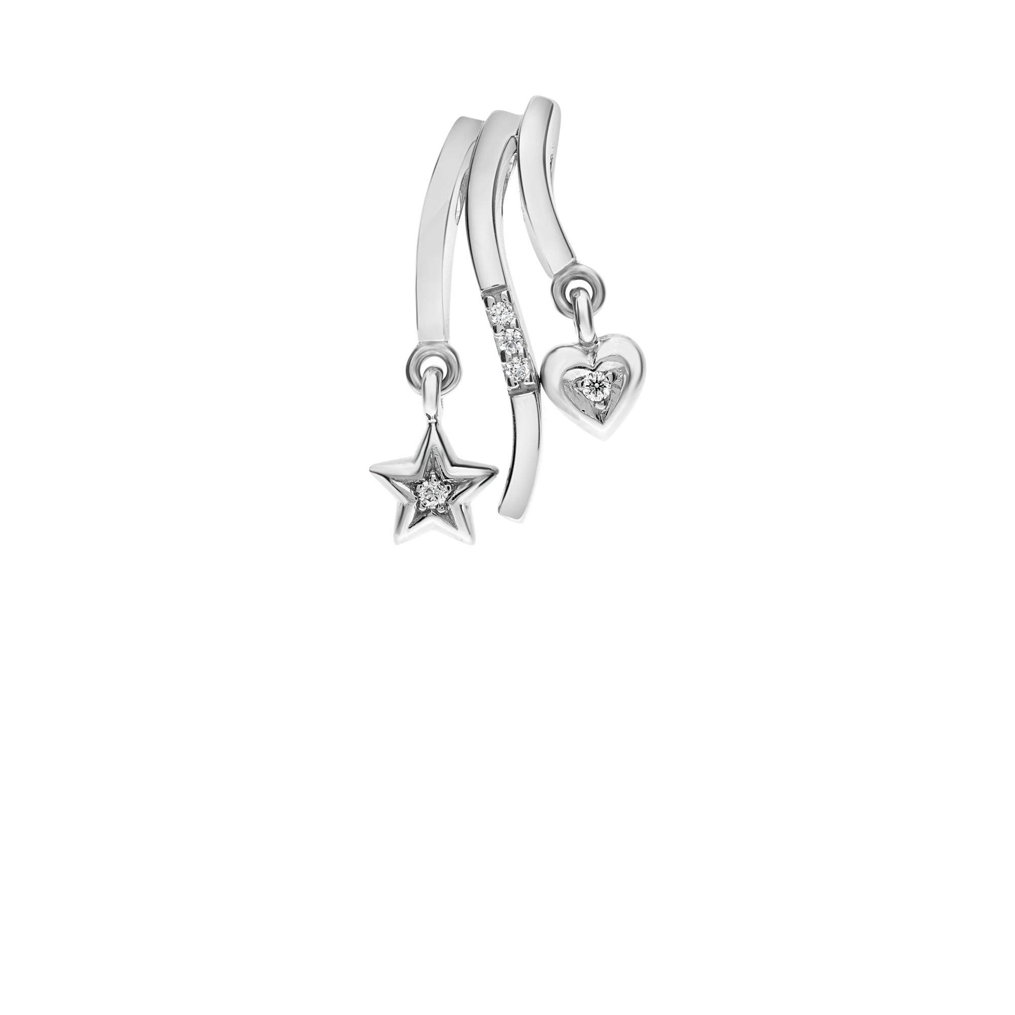 Diamanthänge 0,04ct 18K vitguld