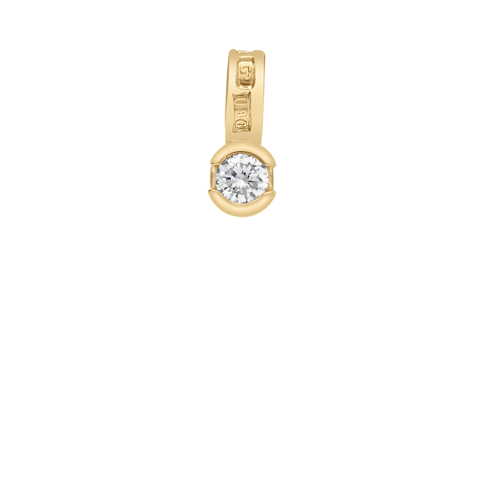 Solitärhänge 0,08ct 18K guld