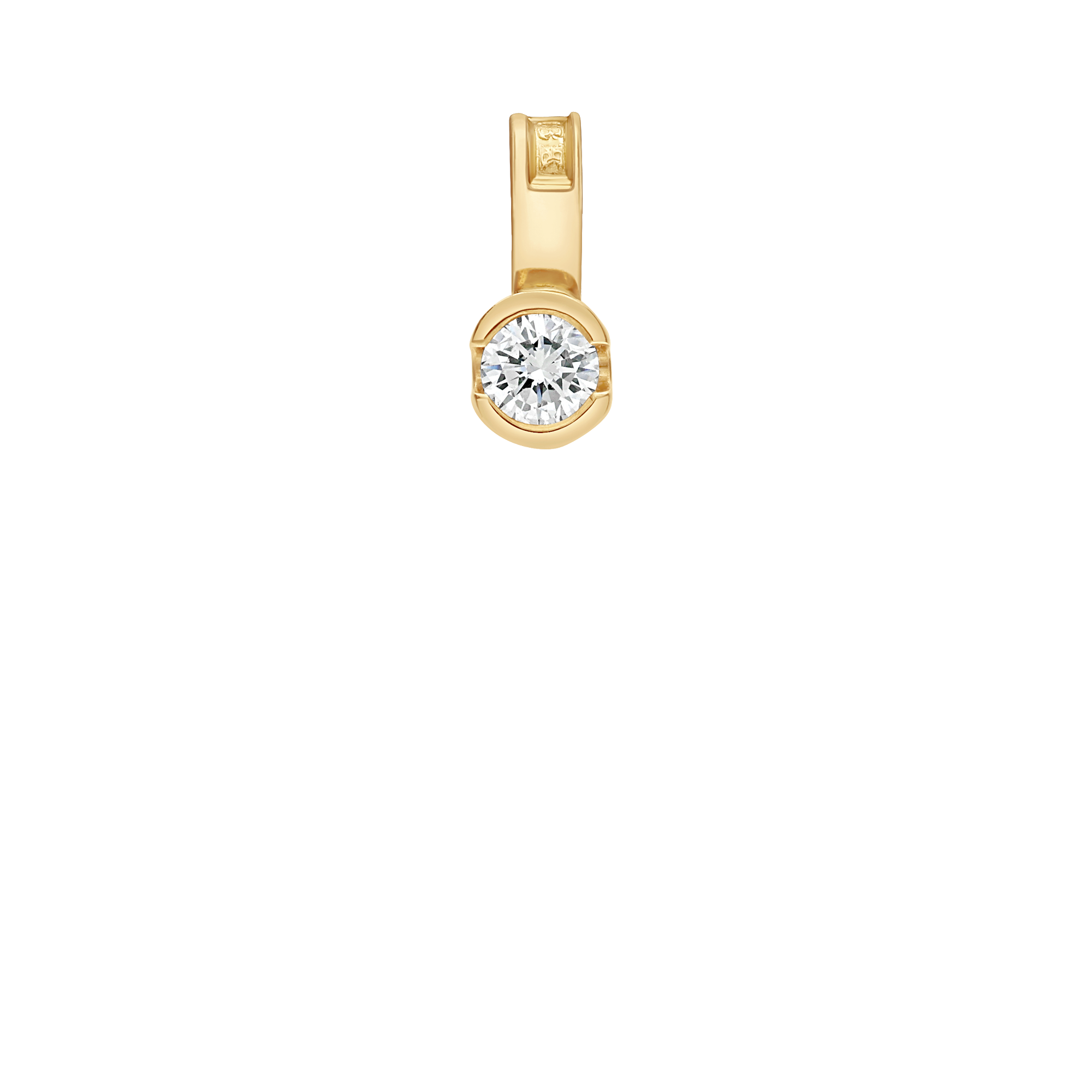 Solitärhänge 0,13ct 18K guld