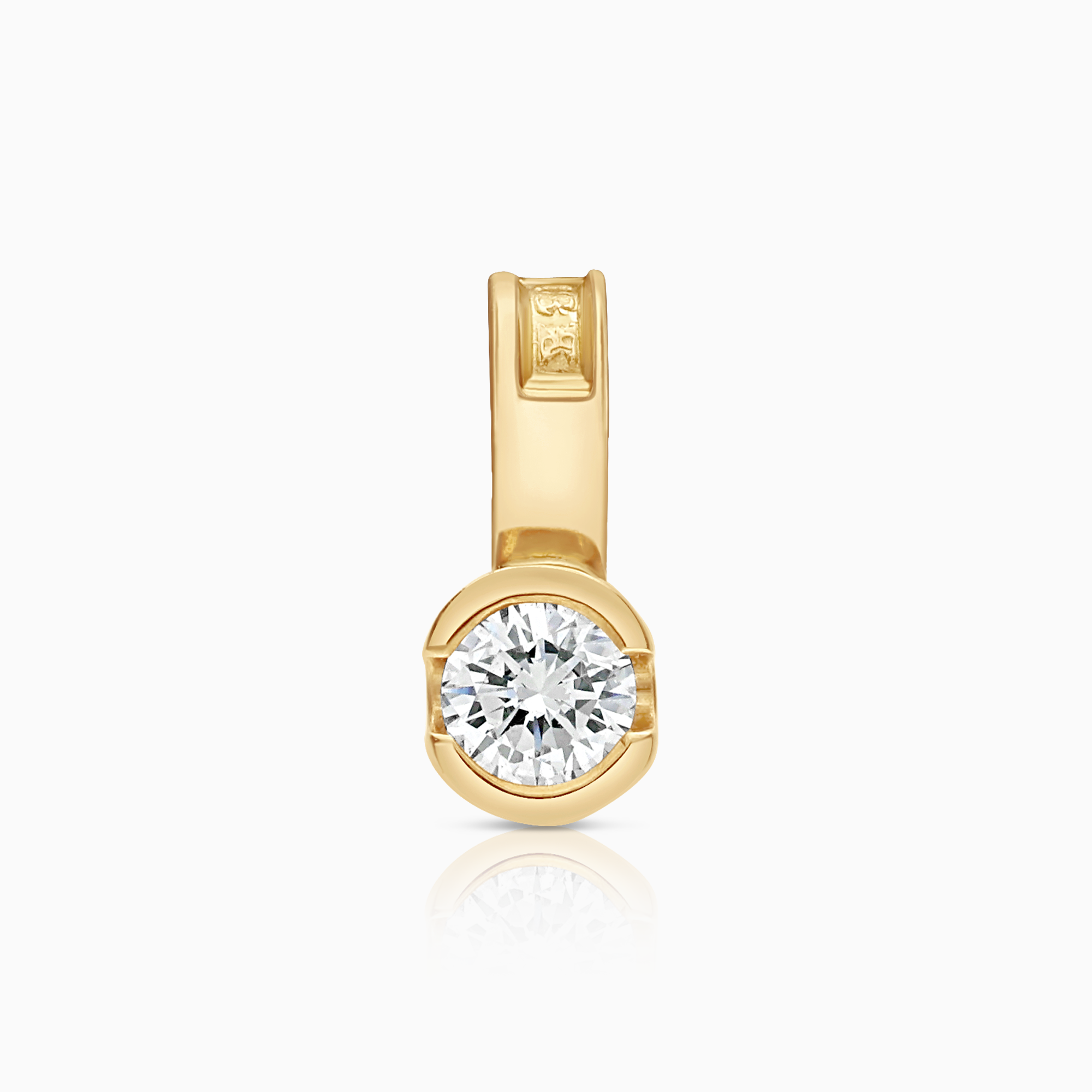 Solitärhänge 0,13ct 18K guld