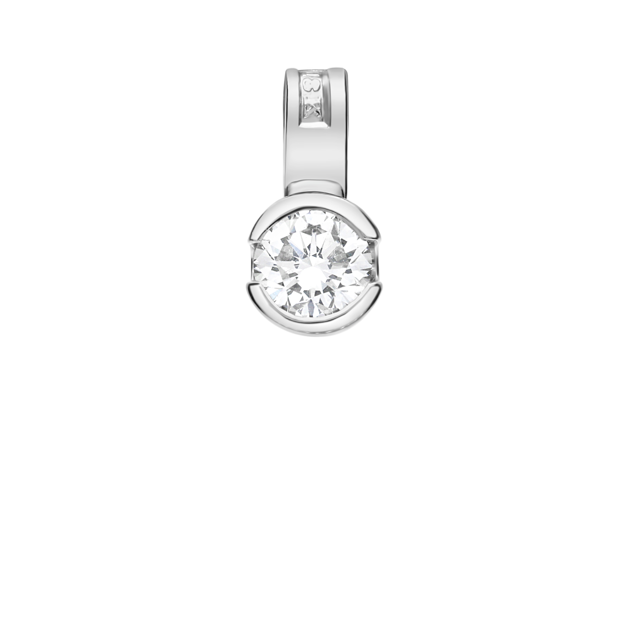 Solitärhänge 0,25ct 18K vitguld