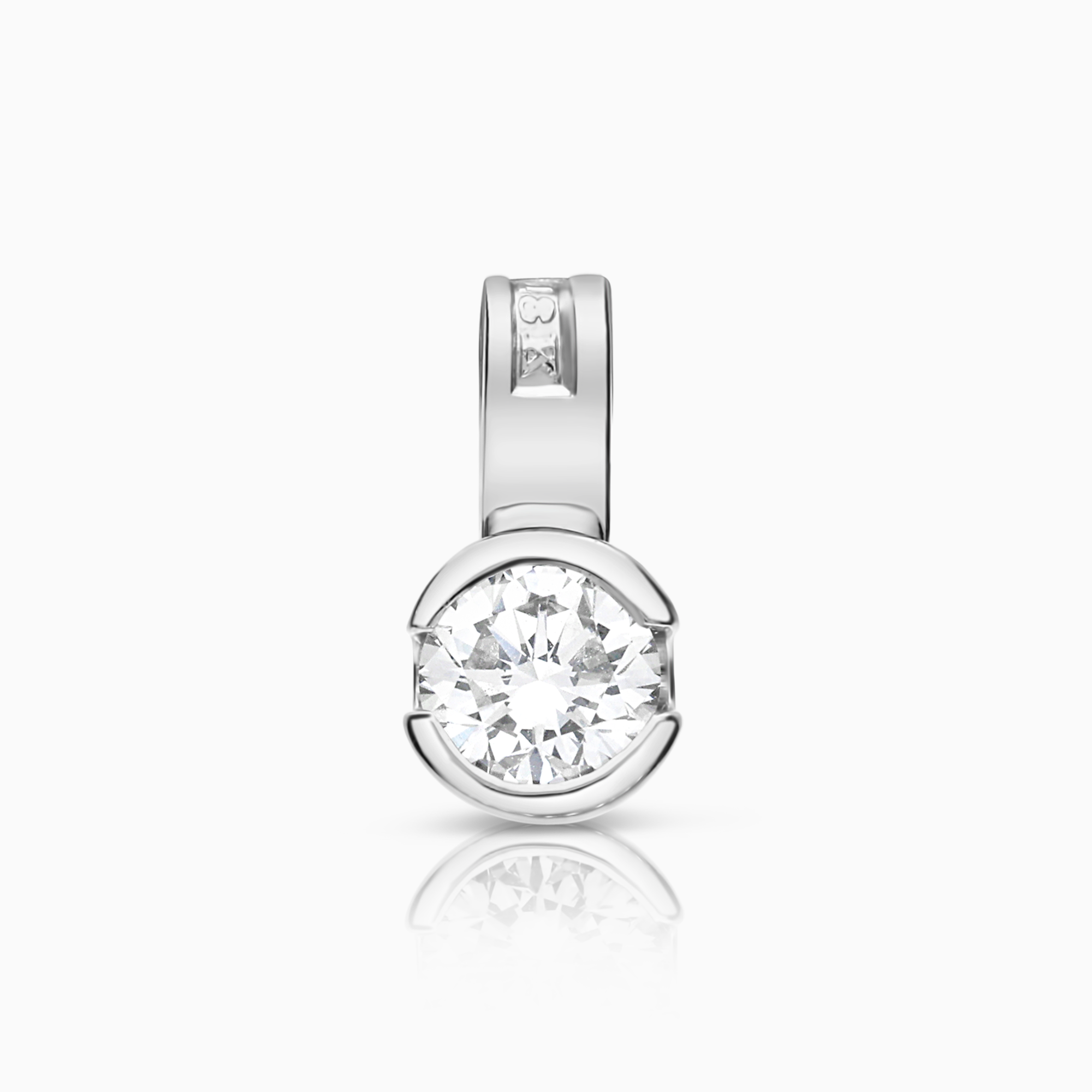 Solitärhänge 0,25ct 18K vitguld