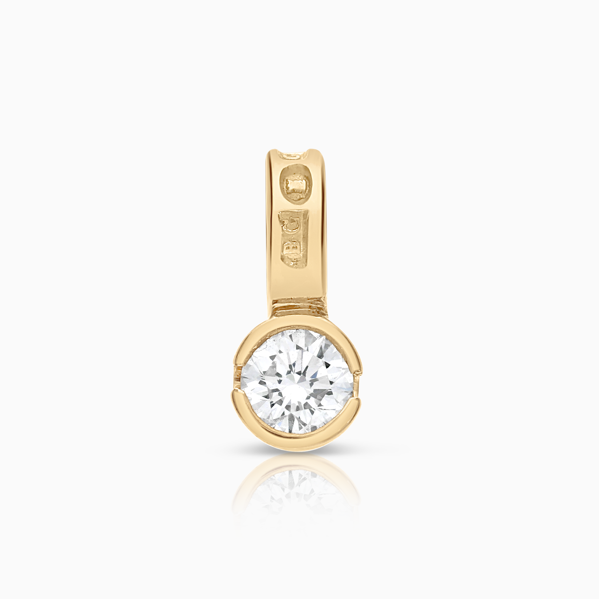 Solitärhänge 0,20ct 18K guld
