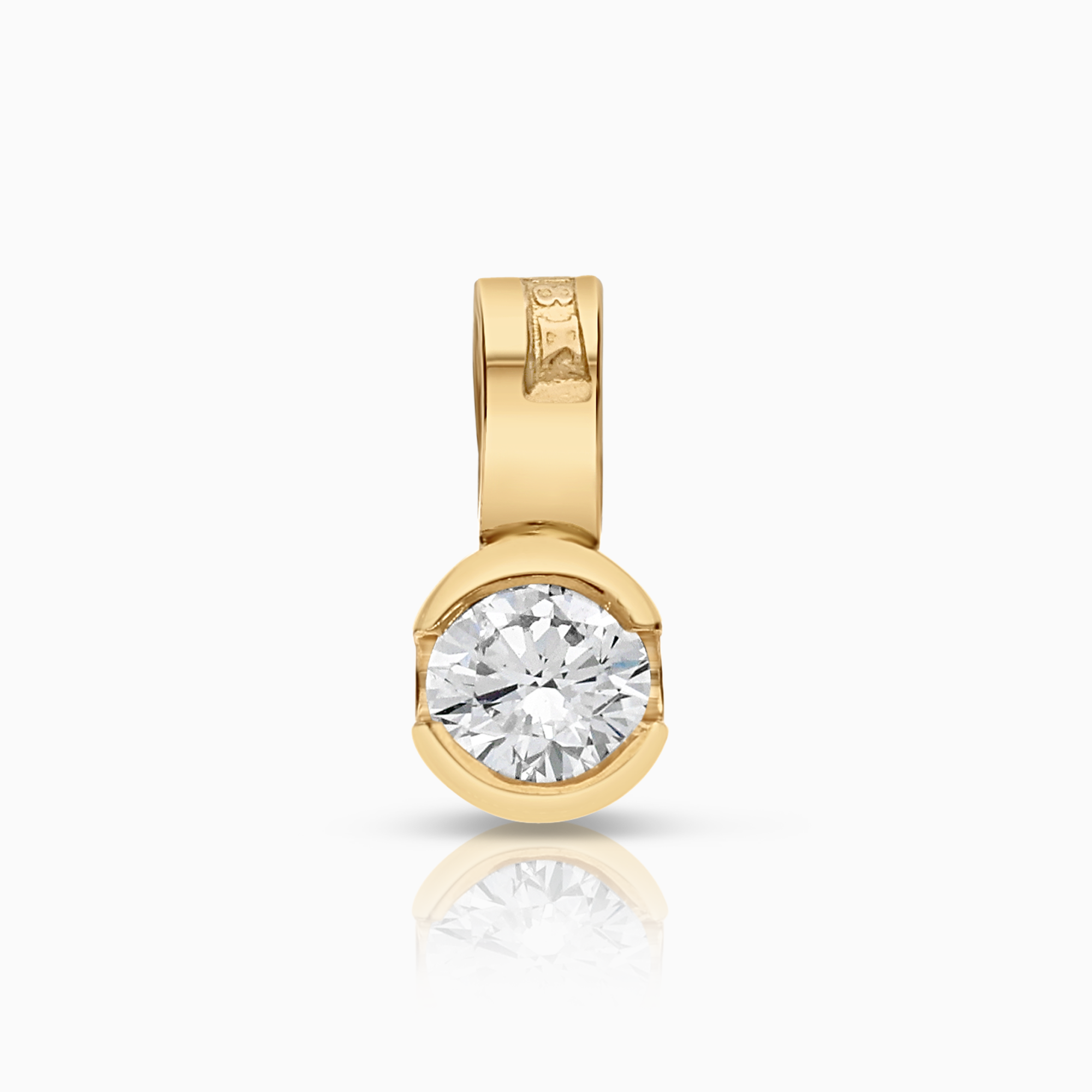 Solitärhänge 0,13ct 18K guld