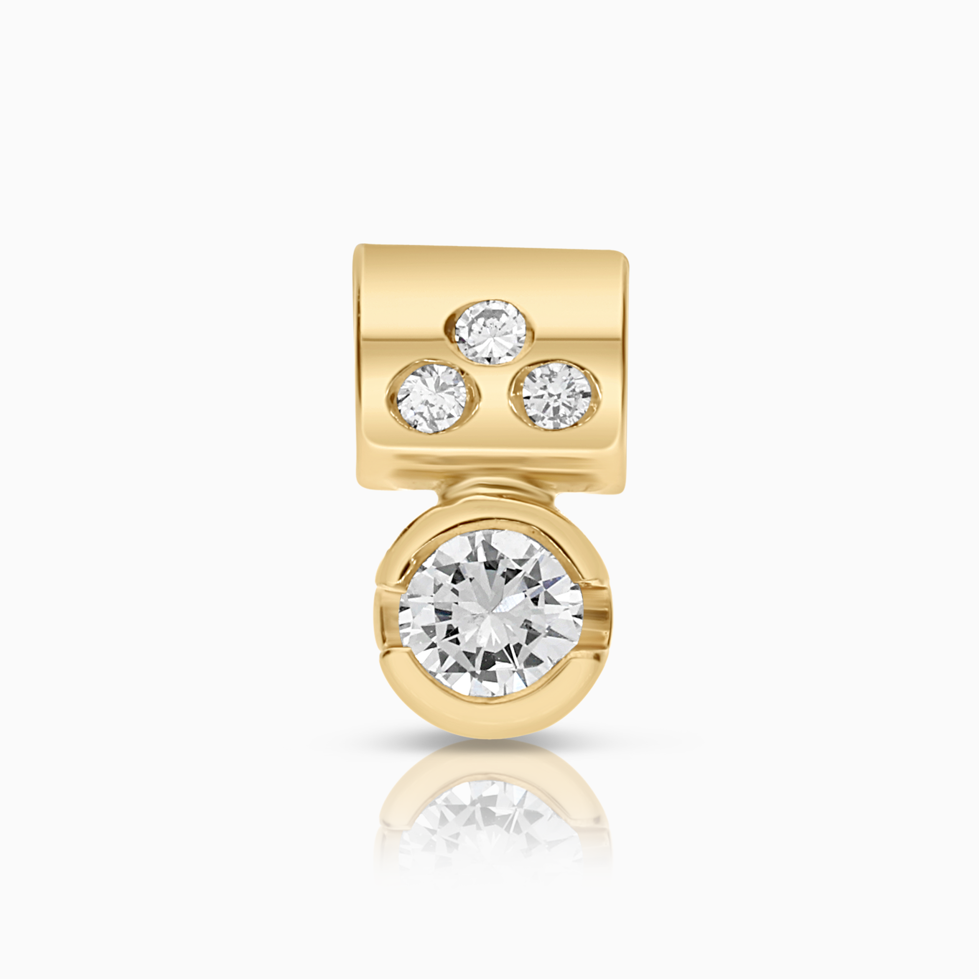 Solitärhänge 0,18ct 18K guld
