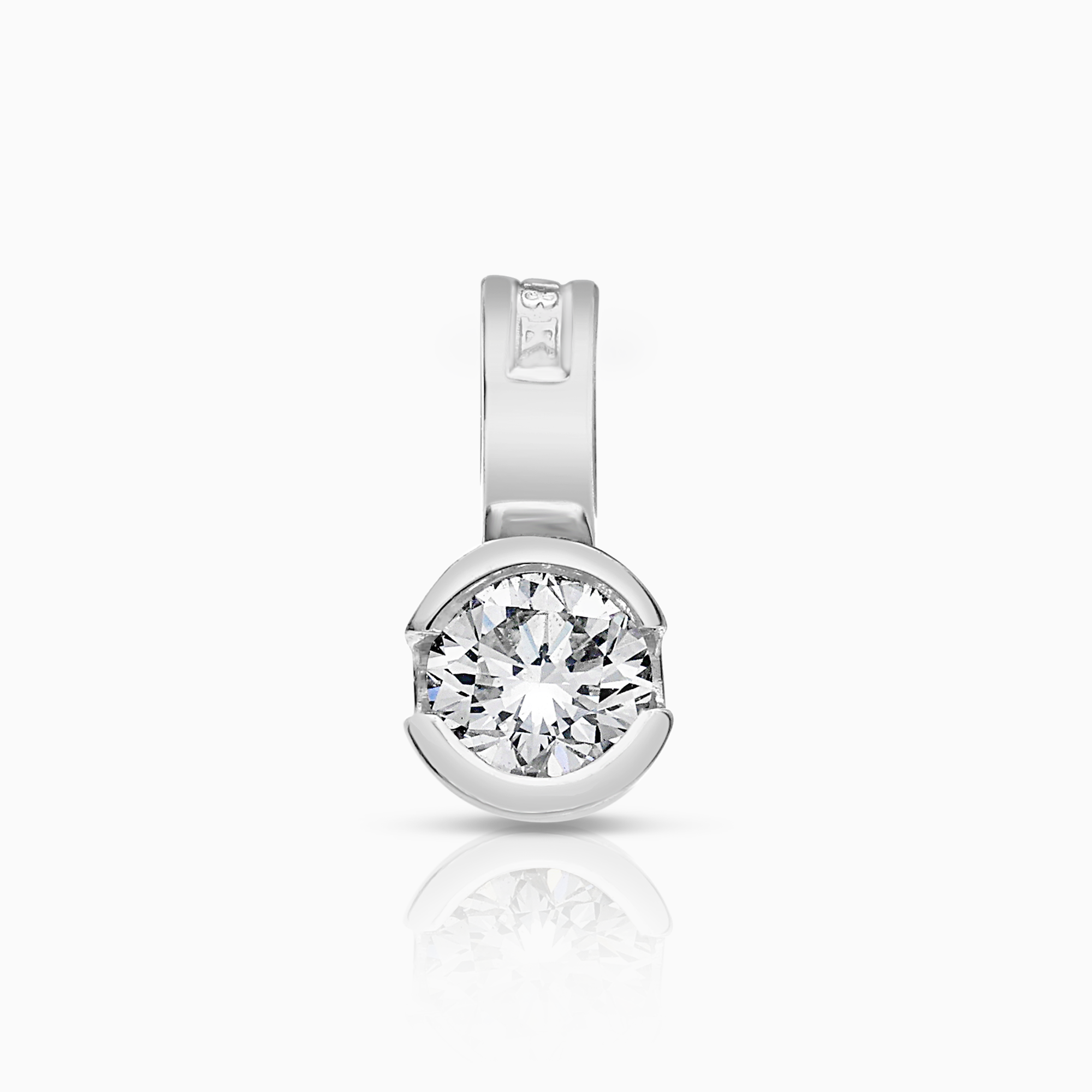 Solitärhänge 0,25ct 18K vitguld