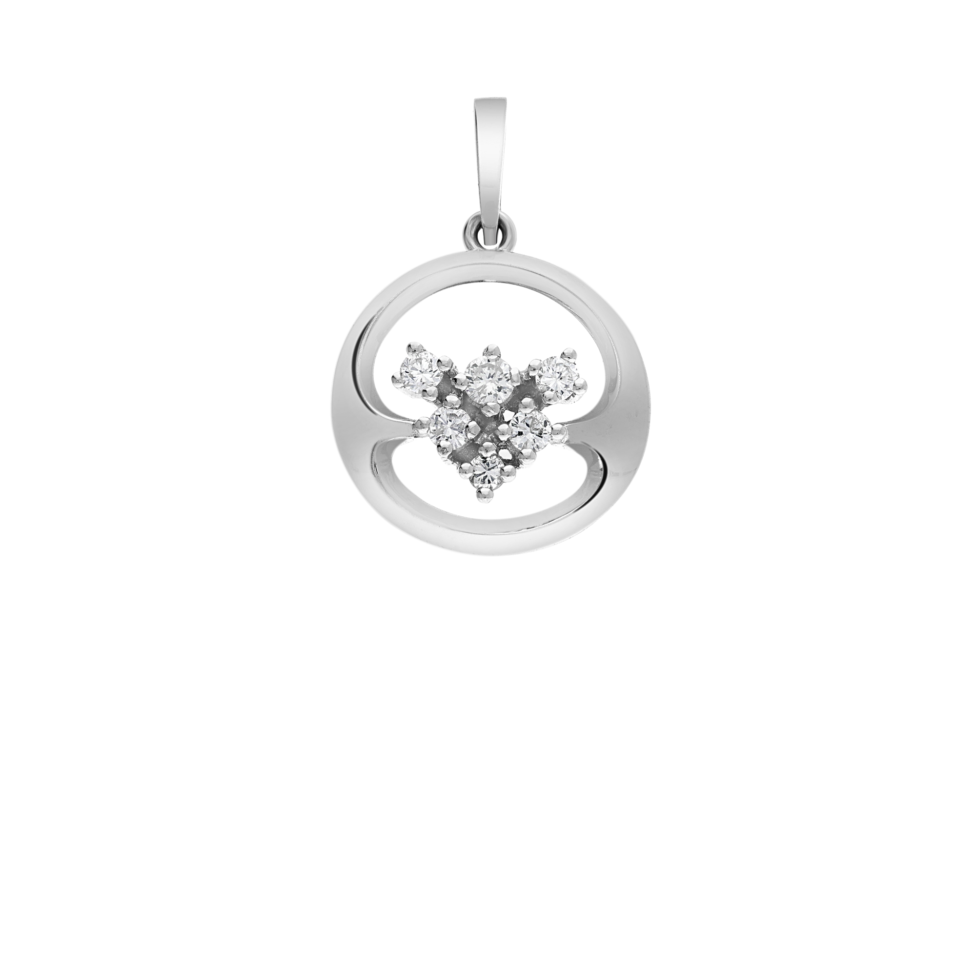 Diamanthänge 0,22ct 18K vitguld